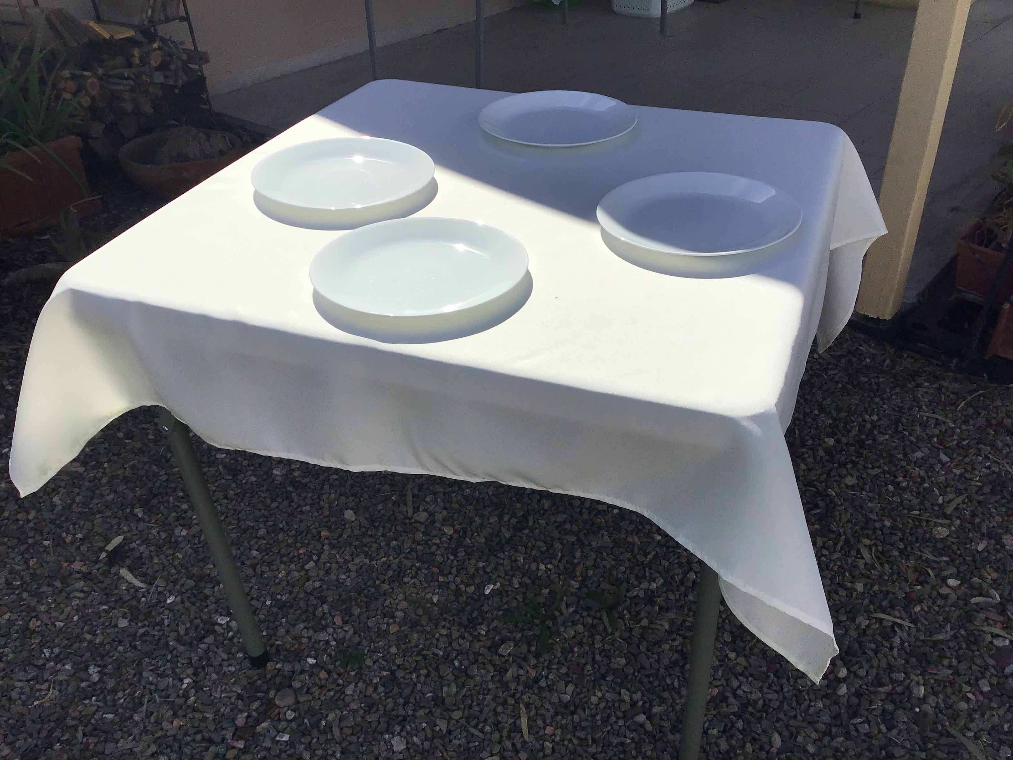 square tablecloths (ivory) - 54