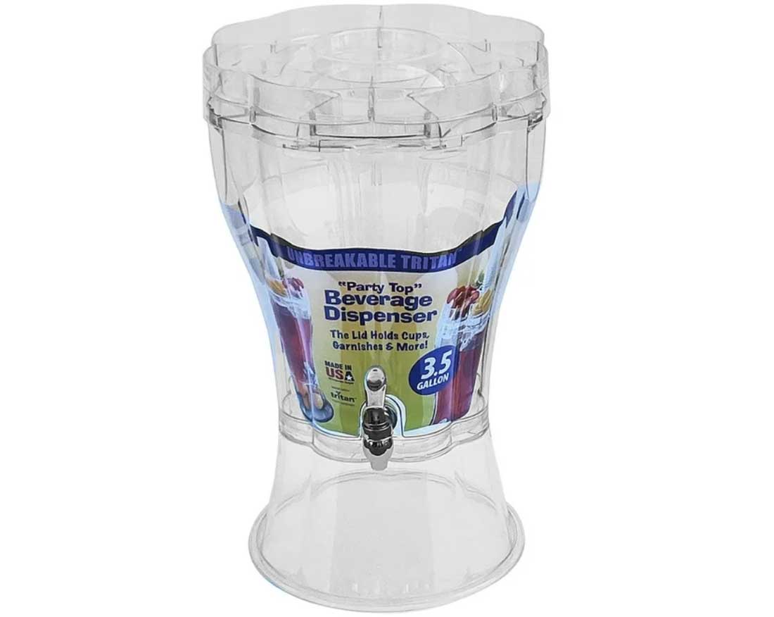 3.5 gallon Party Top Beverage Dispenser (with ice core)