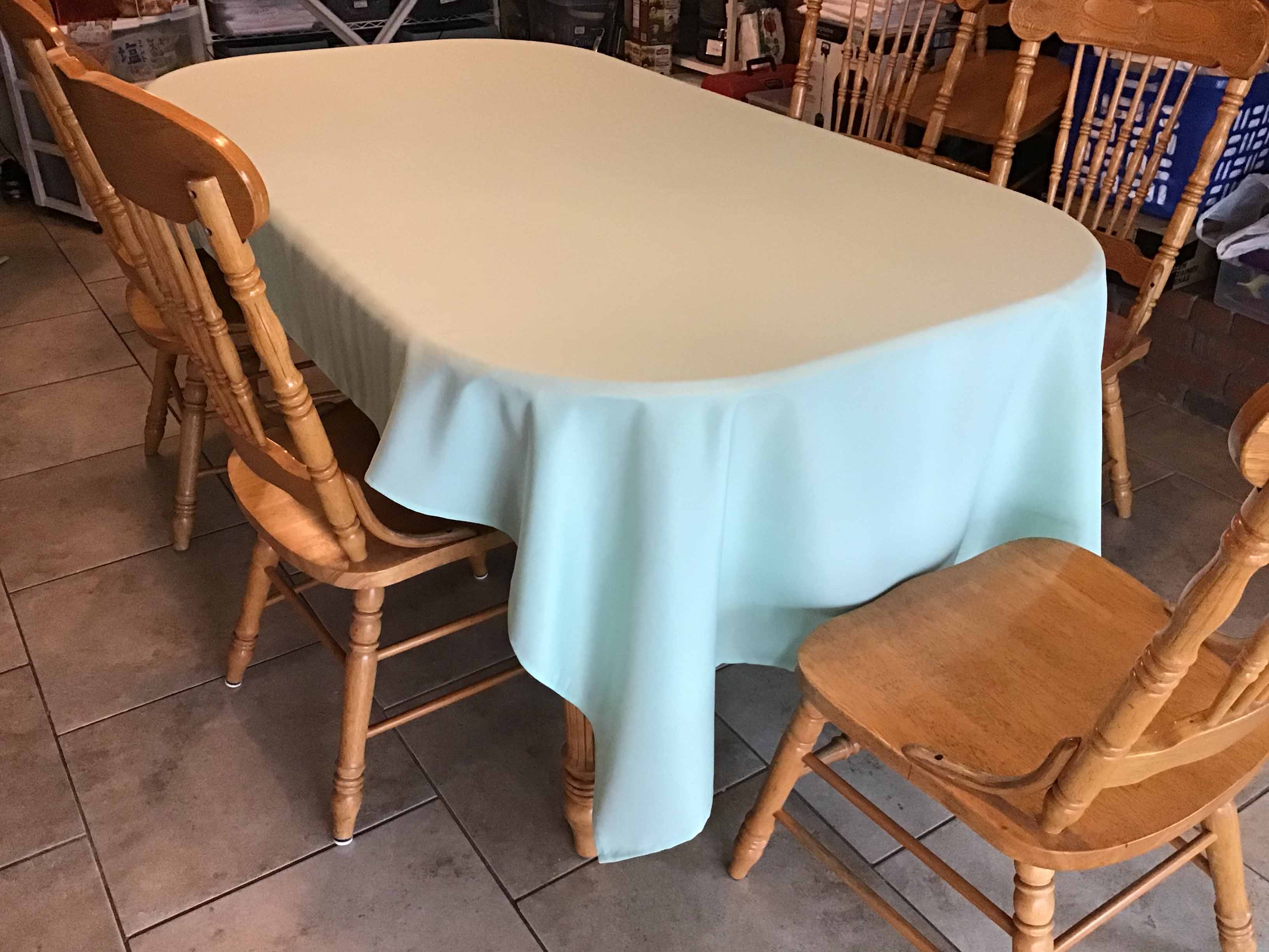 rectangle tablecloths (mint green) - 60 x 102