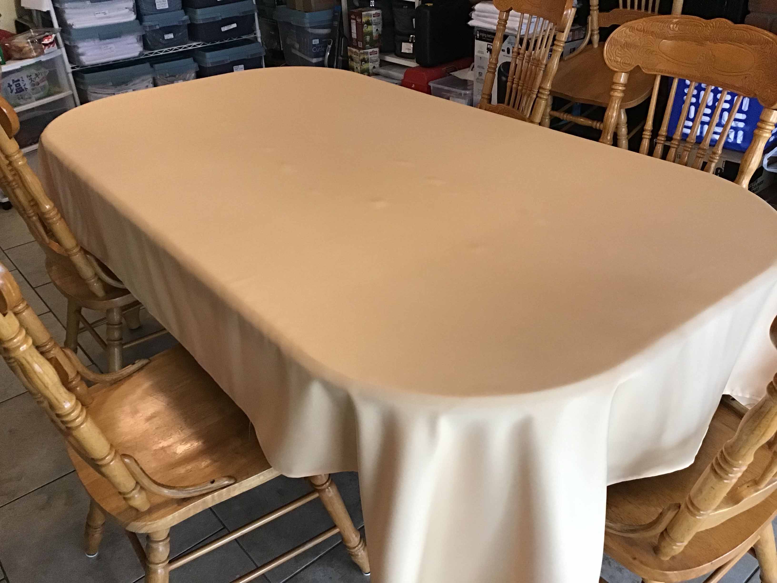 rectangle tablecloths (peach) - 60 x 102