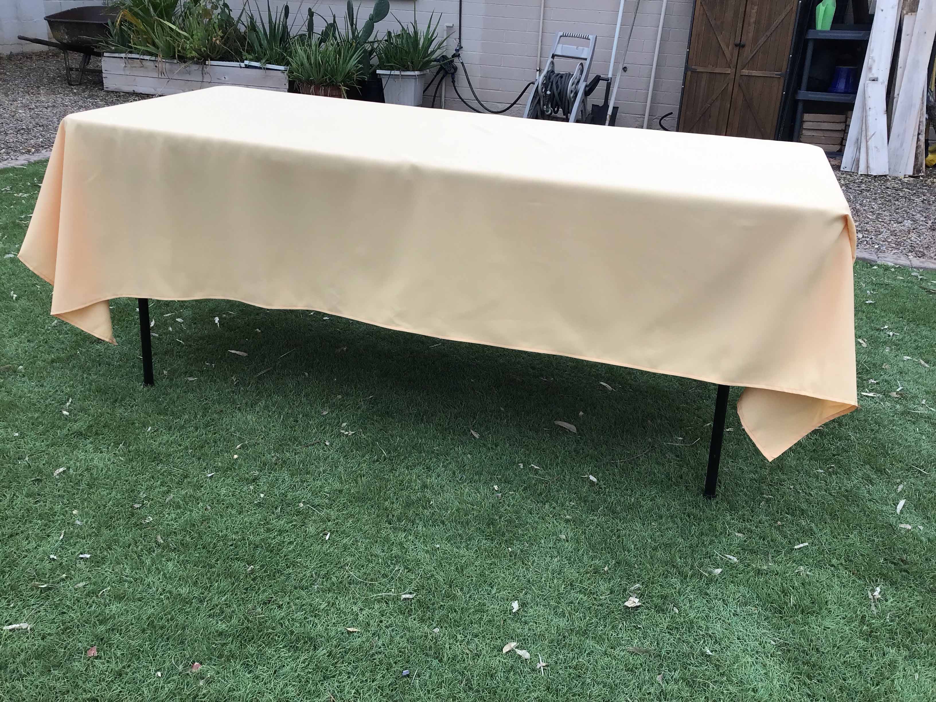 rectangle tablecloths (peach) - 60 x 102