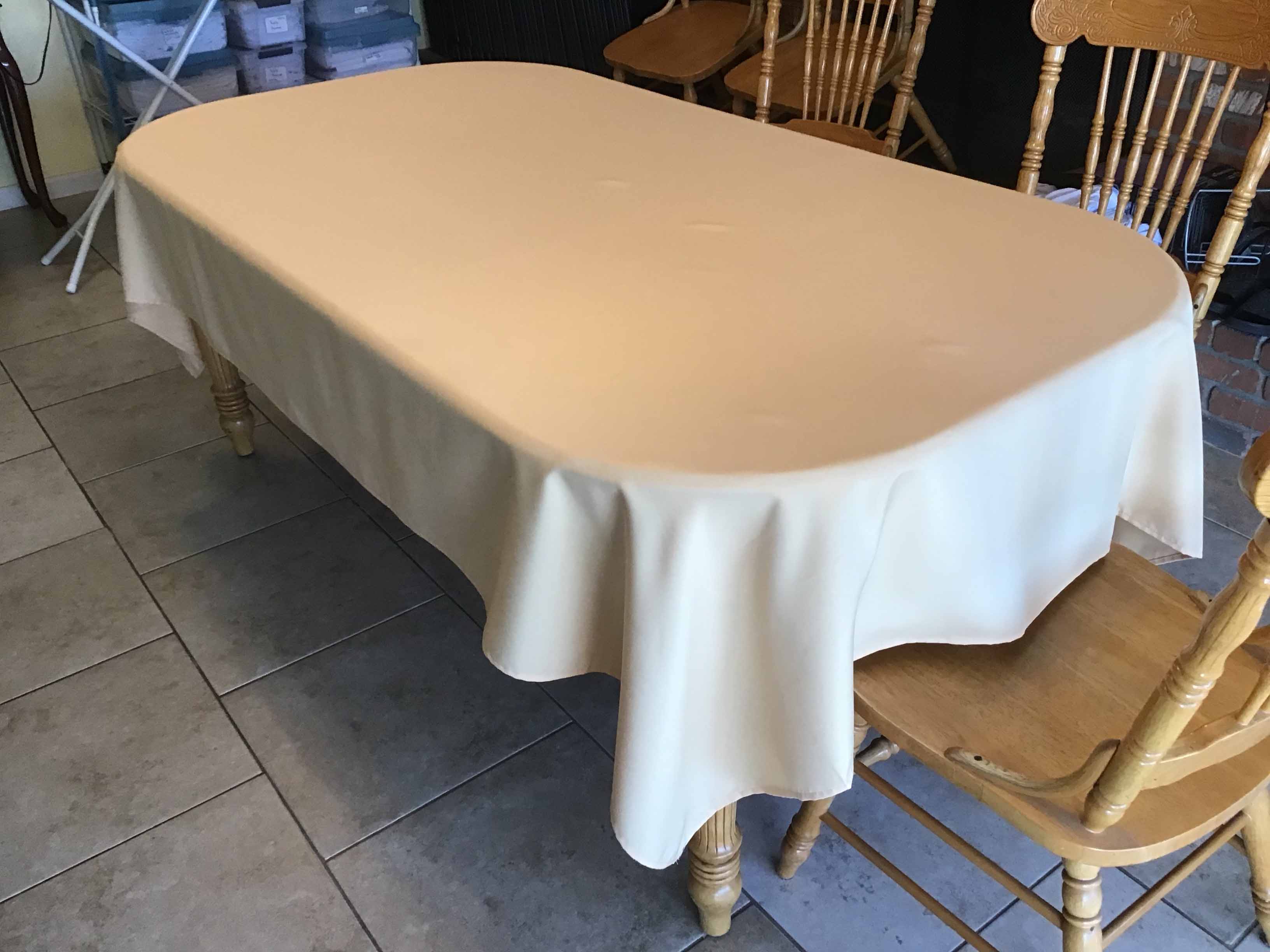 rectangle tablecloths (peach) - 60 x 102