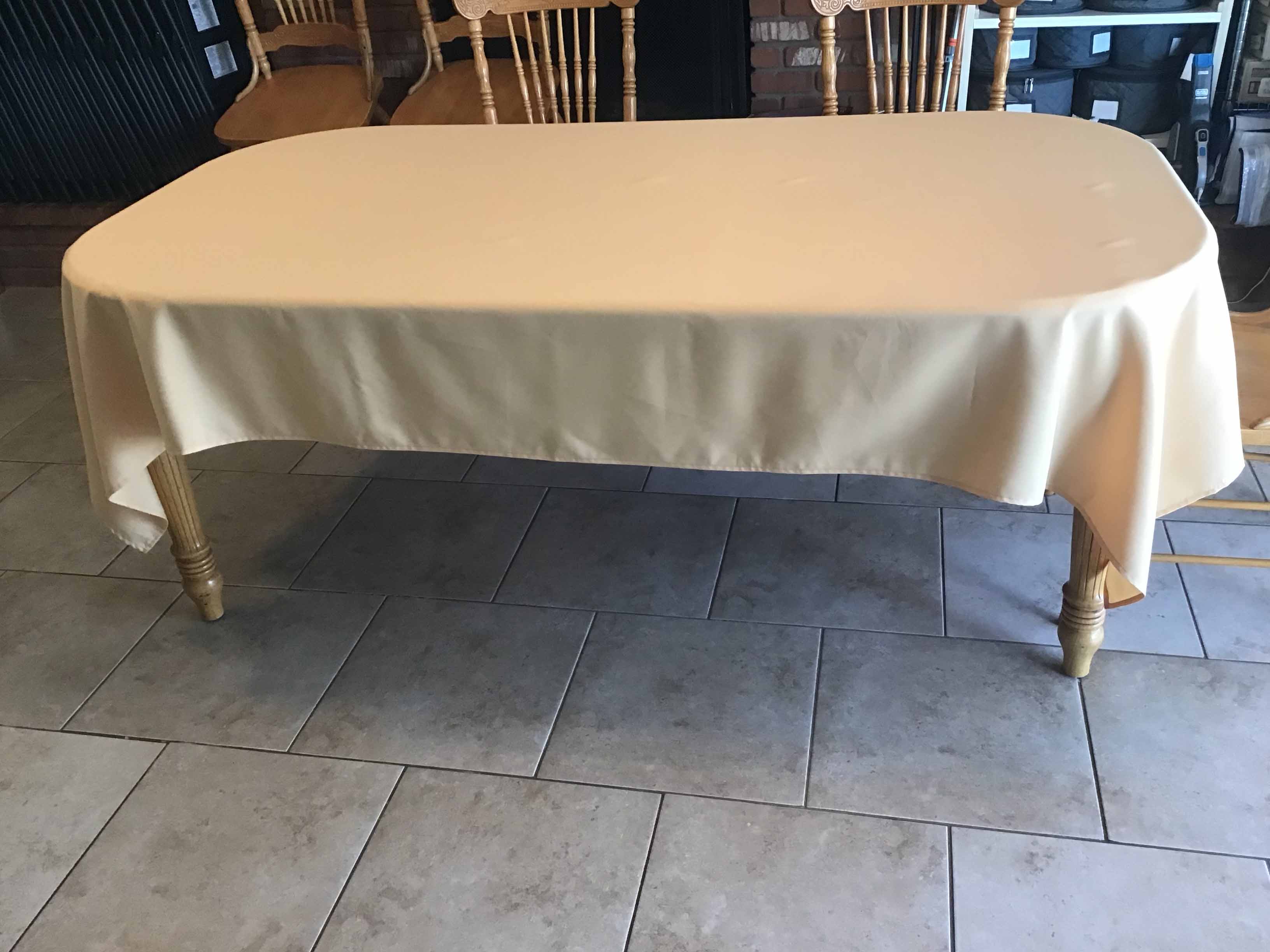 rectangle tablecloths (peach) - 60 x 102