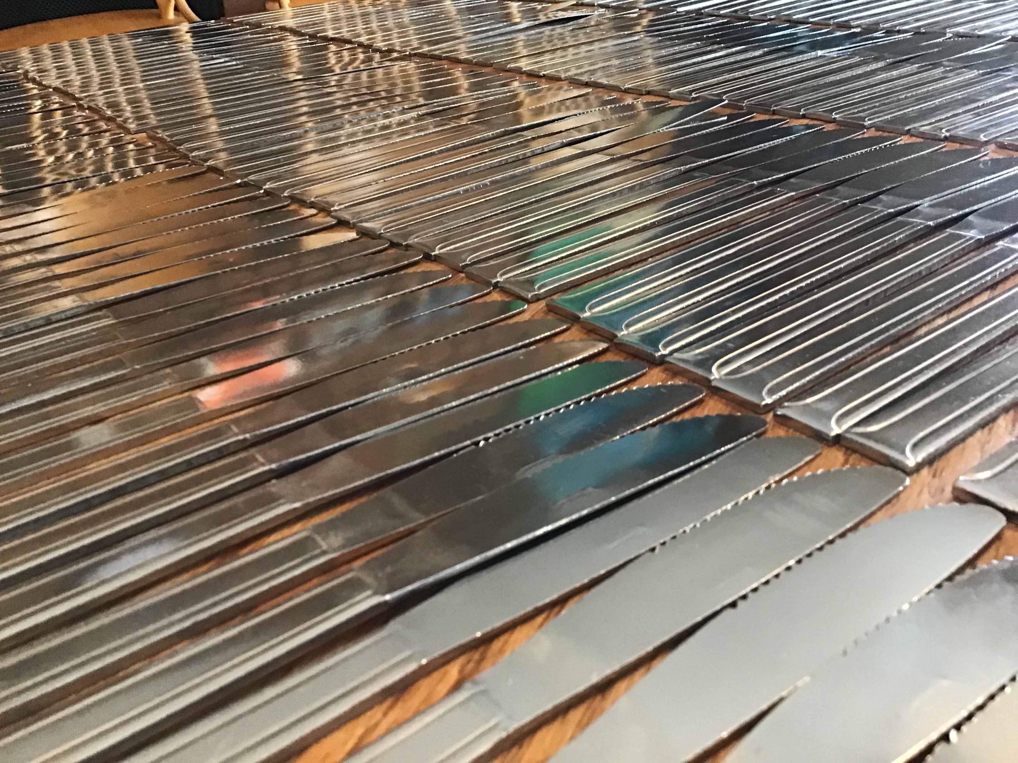 dinner knives / butter knives (stainless steel, Choice Dominion, 8 3/8)