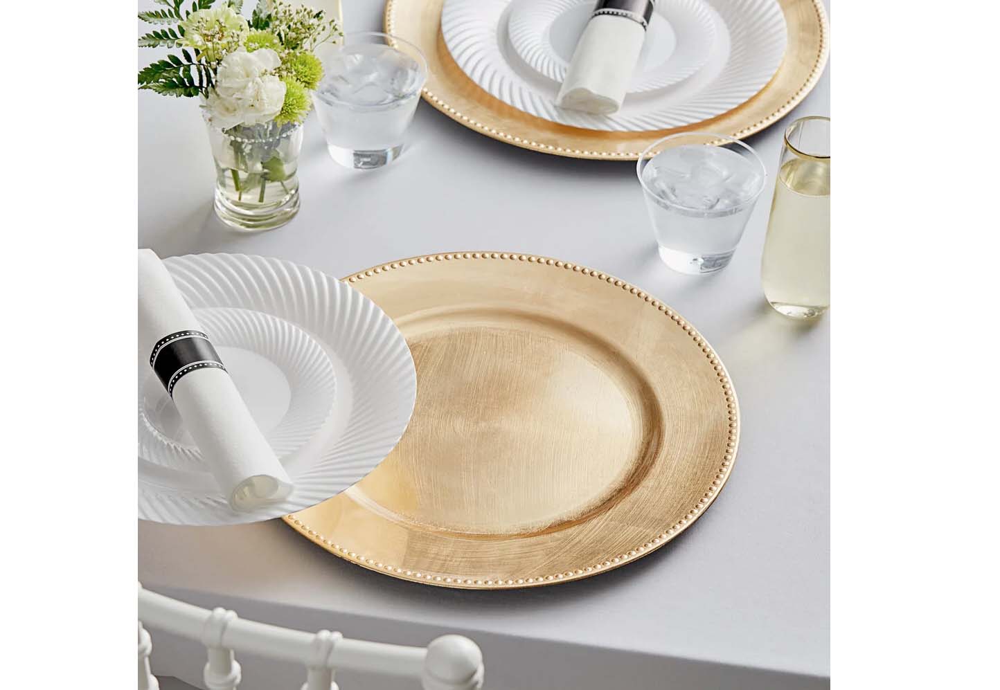 charger plates (gold) - 13