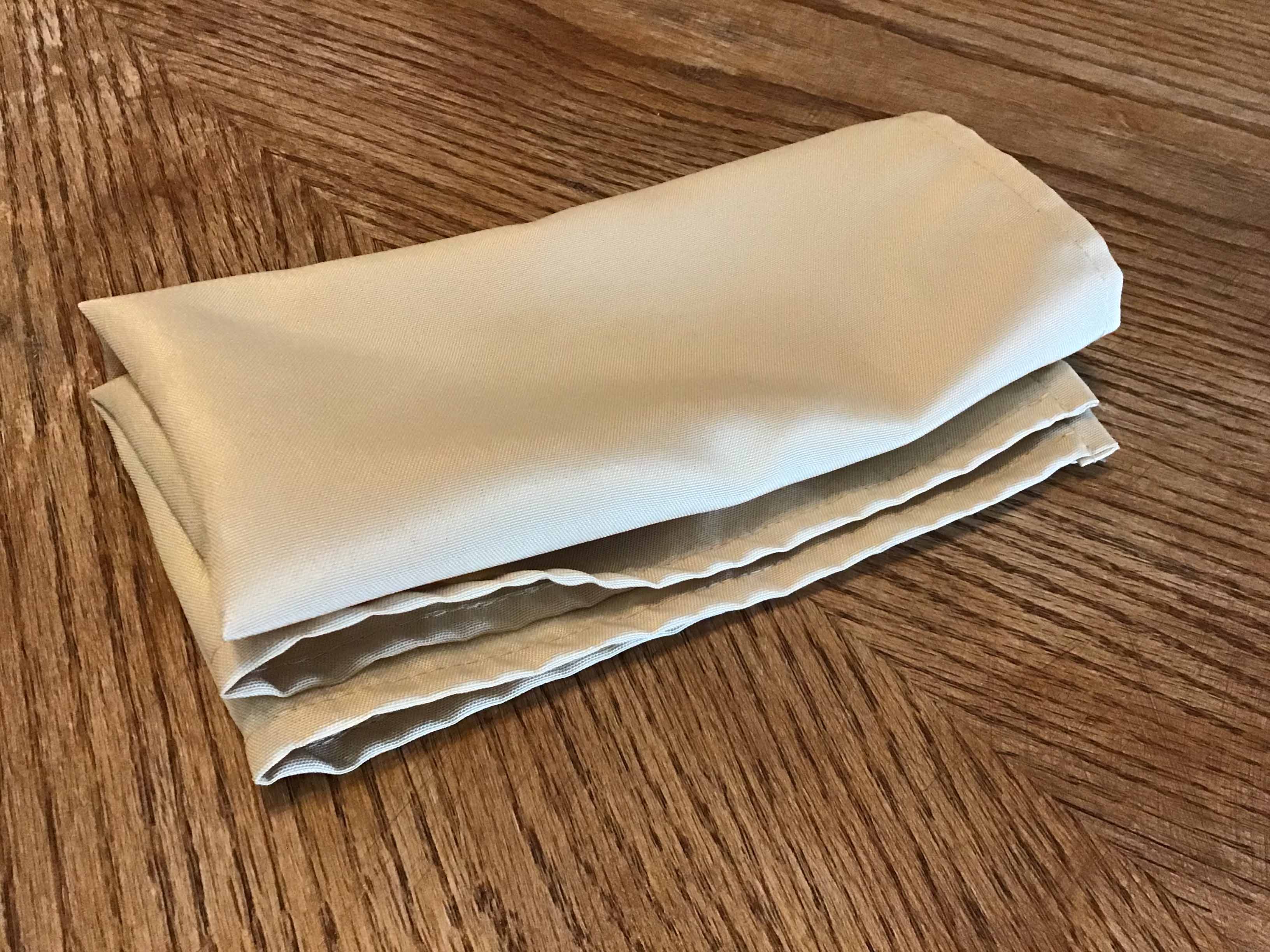 cloth dinner napkins (champagne) - 17 x 17