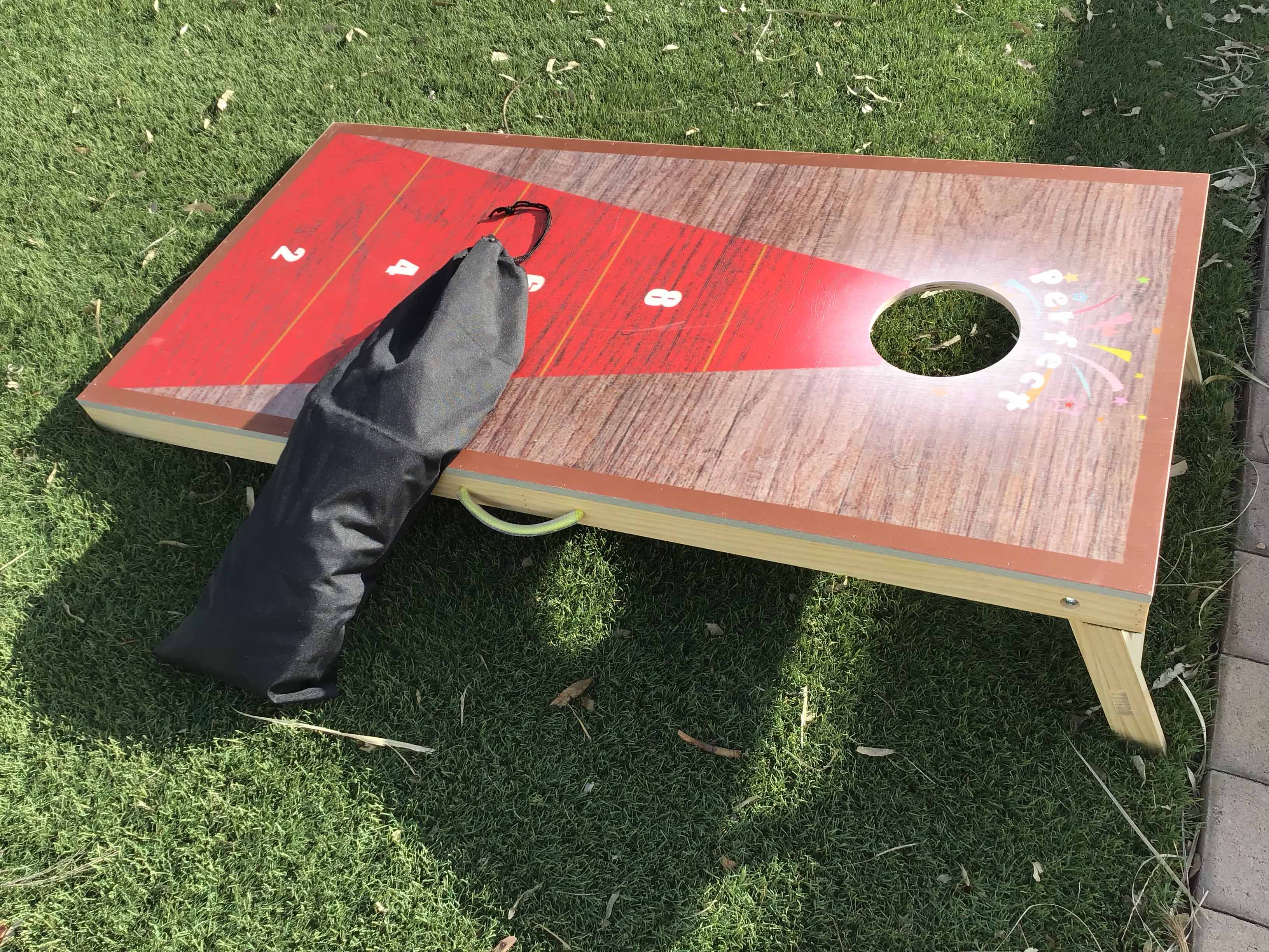 cornhole beanbag toss set