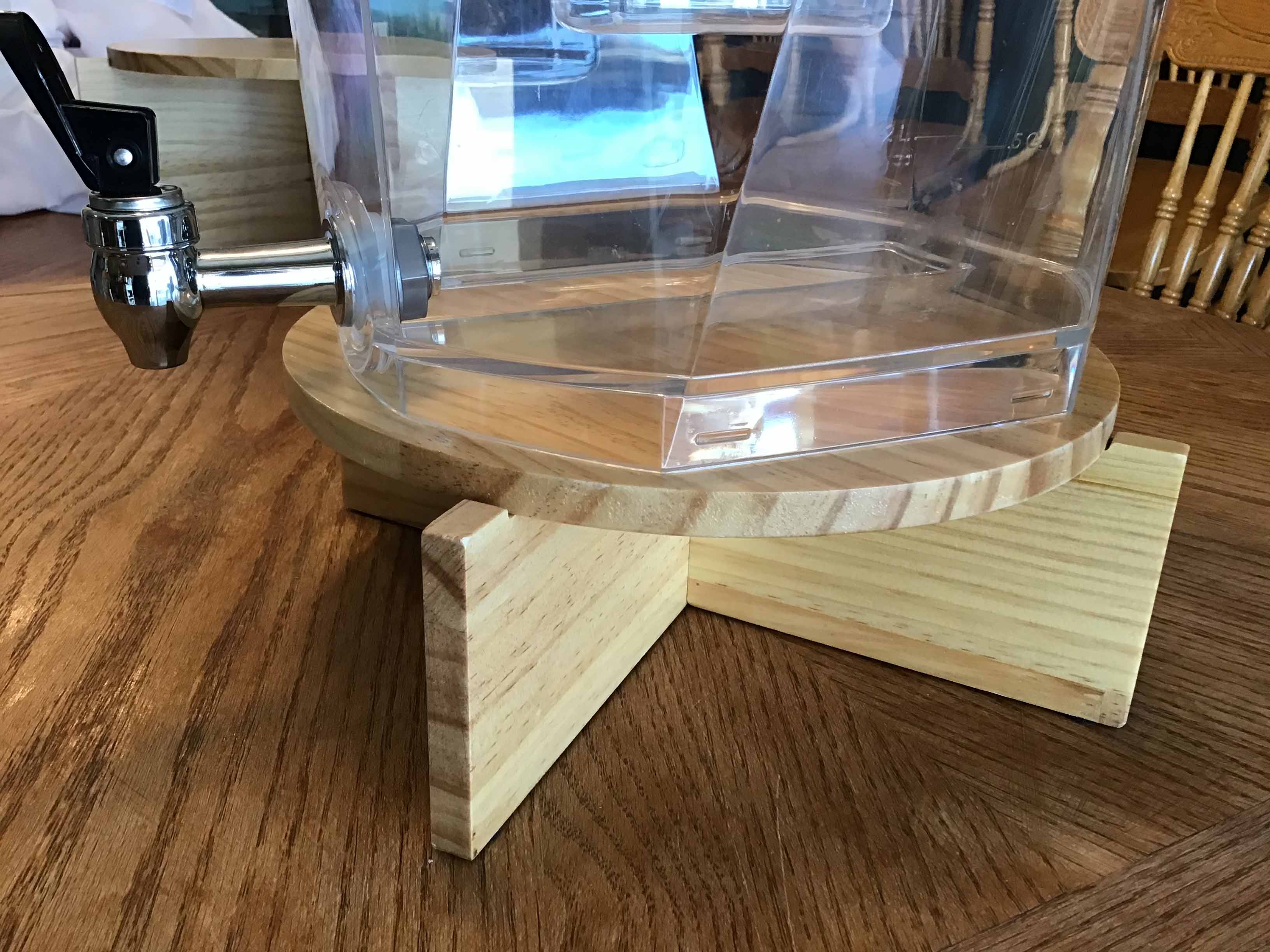 3.5 gallon beverage dispenser with ice core (acrylic)