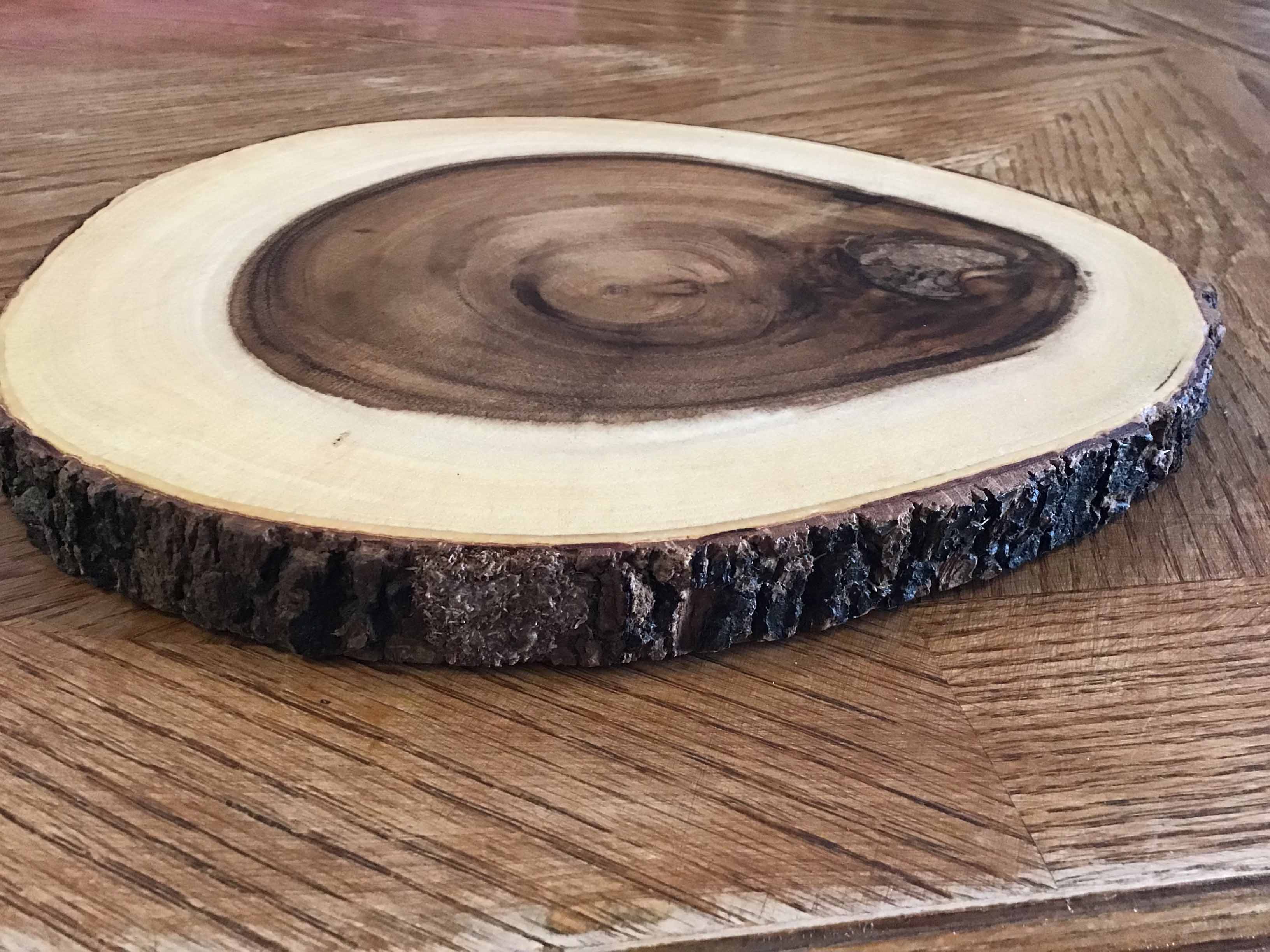 wood serving platter (10-11 diameter)