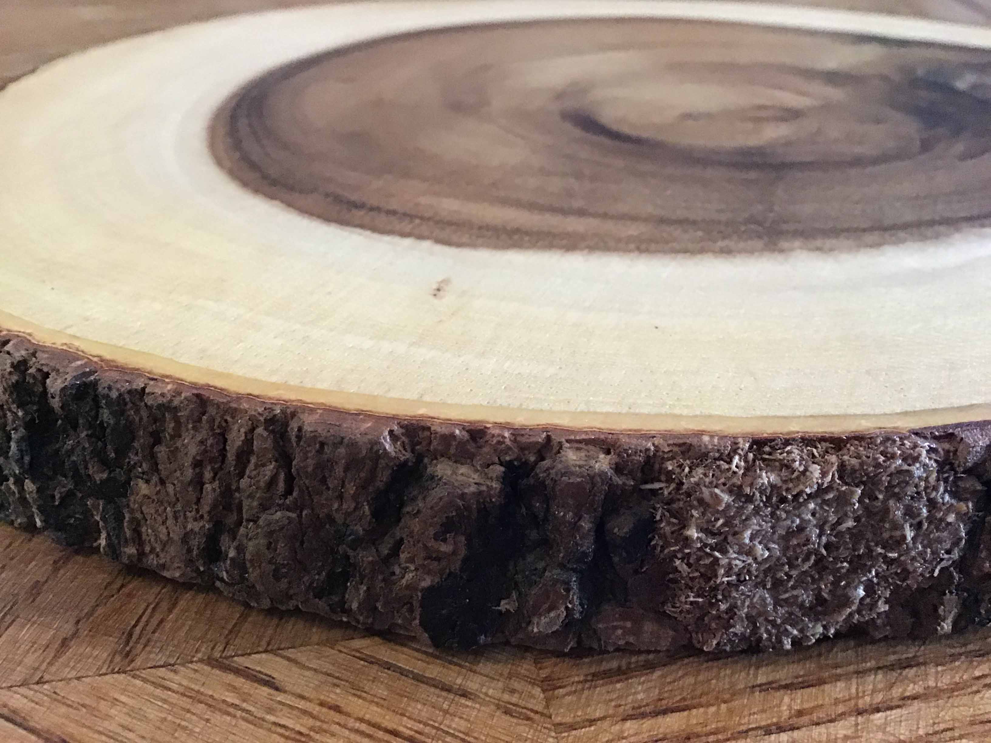 wood serving platter (10-11 diameter)