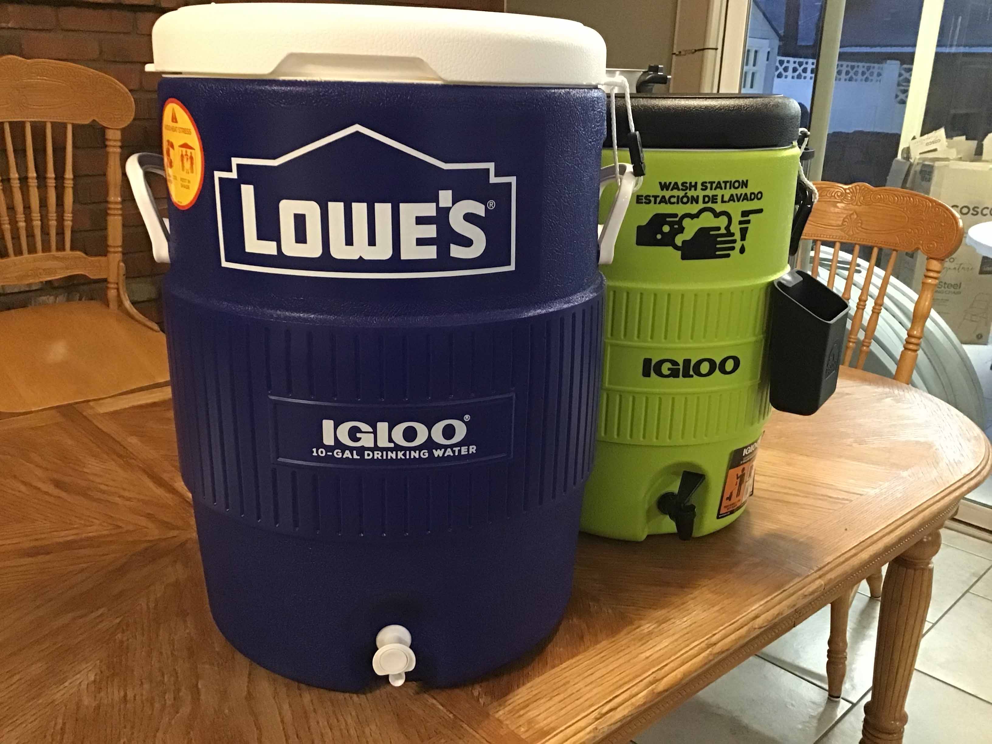 10-gallon water jug