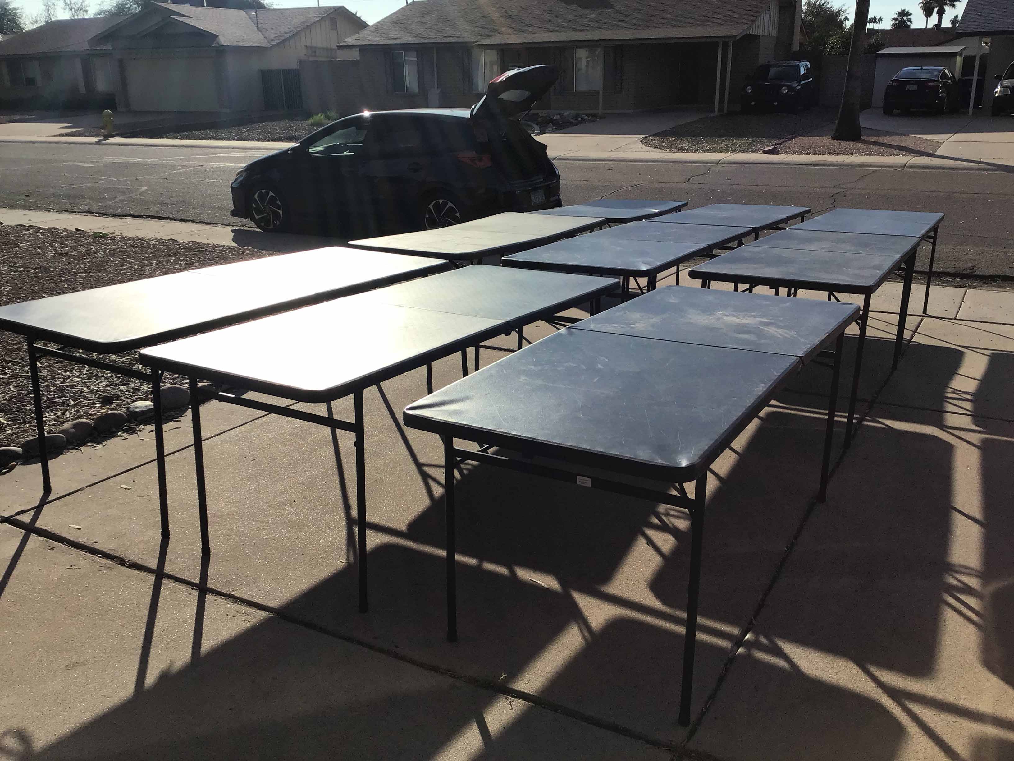 6 foot rectangle tables (budget)