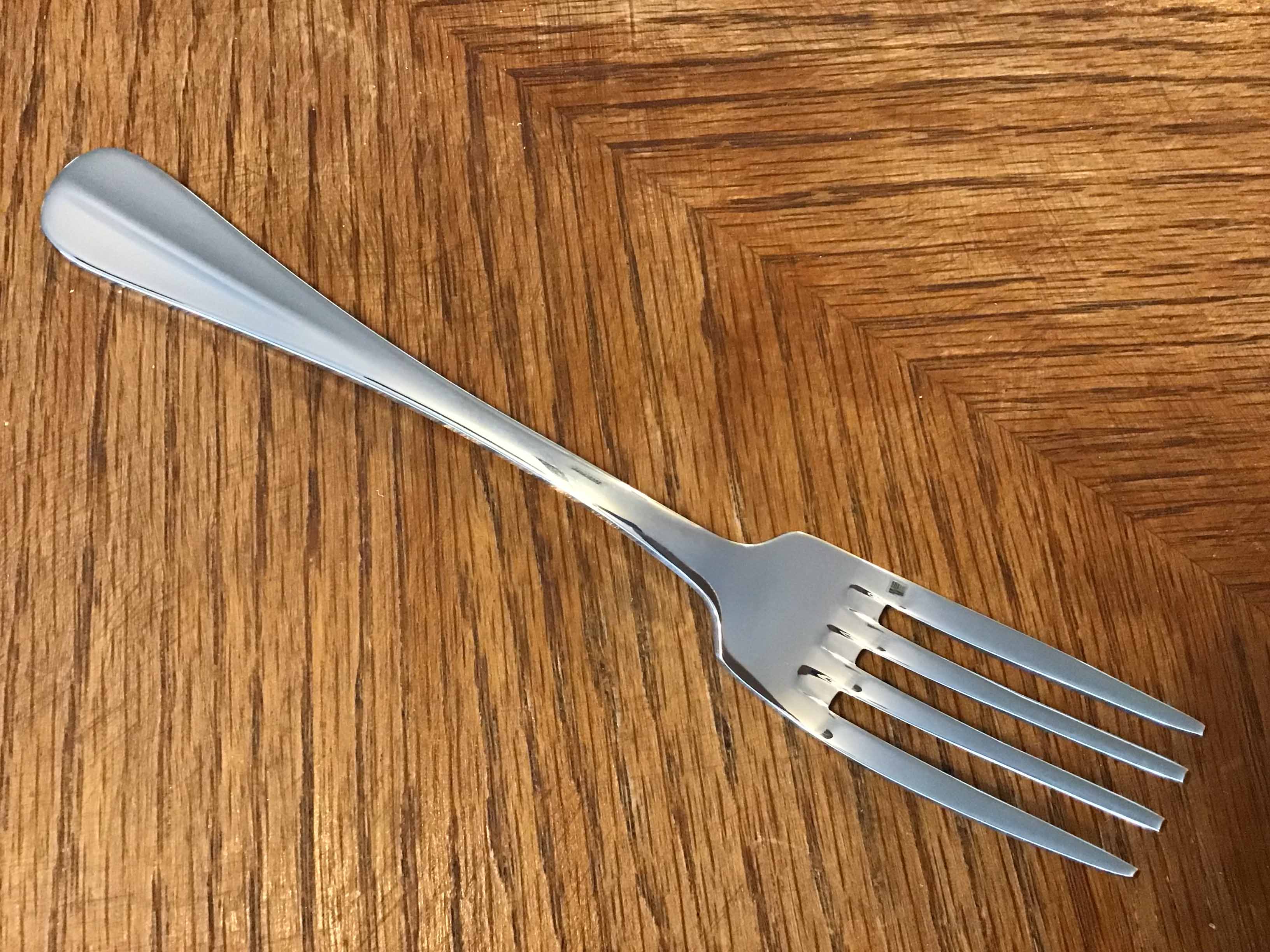 dinner forks (stainless steel, Winco 0034-05 Stanford Extra Heavy 18/8)