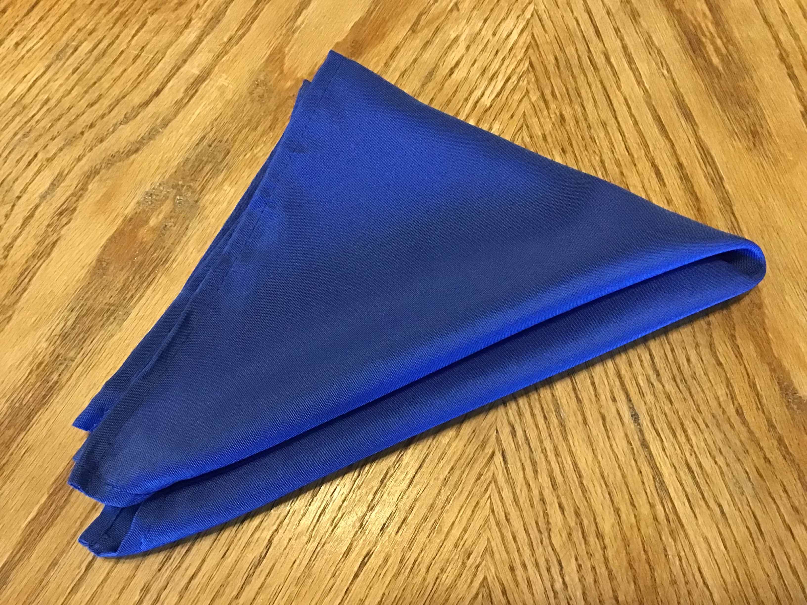 cloth dinner napkins (royal blue) - 17 x 17