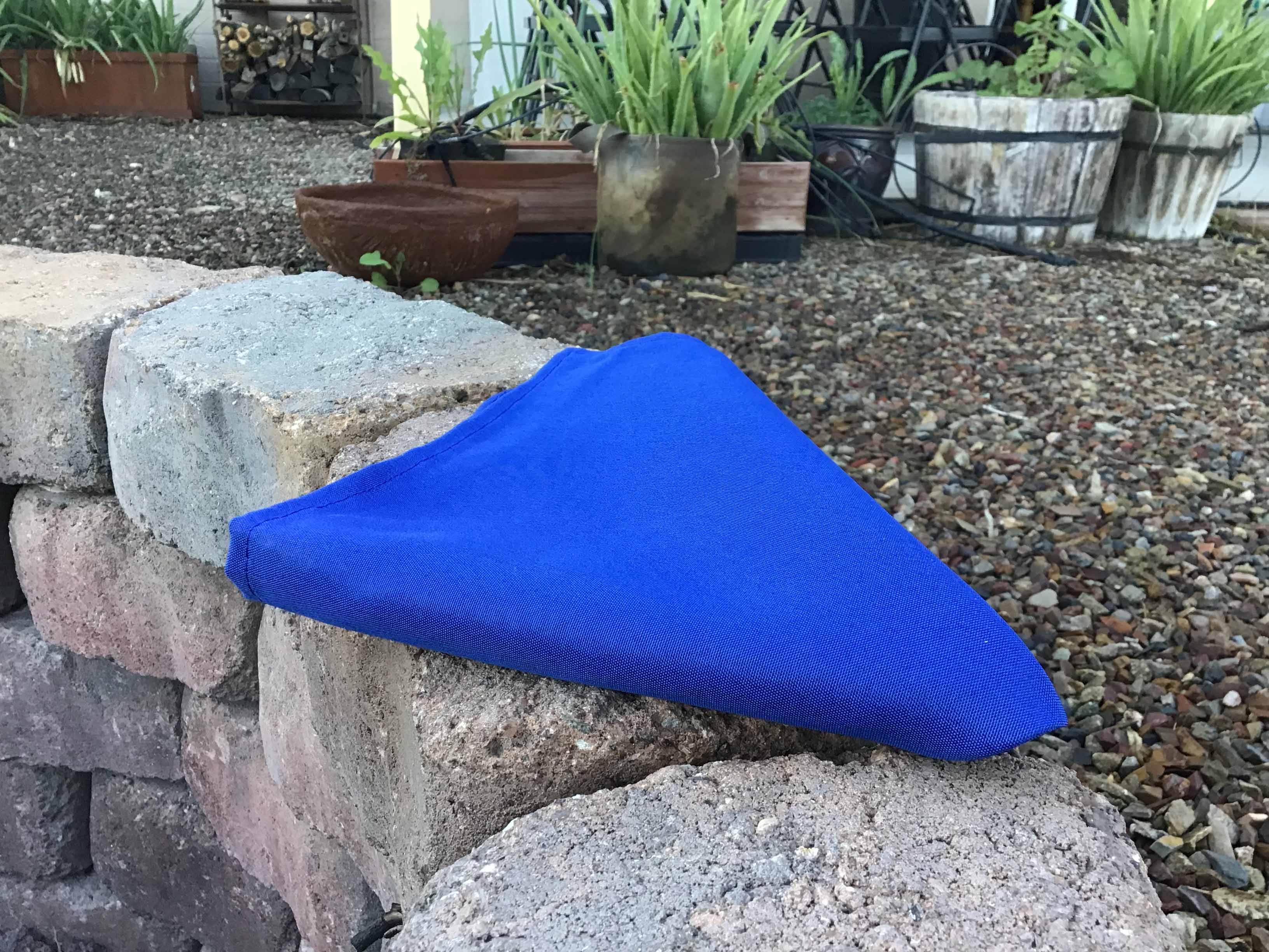 cloth dinner napkins (royal blue) - 17 x 17