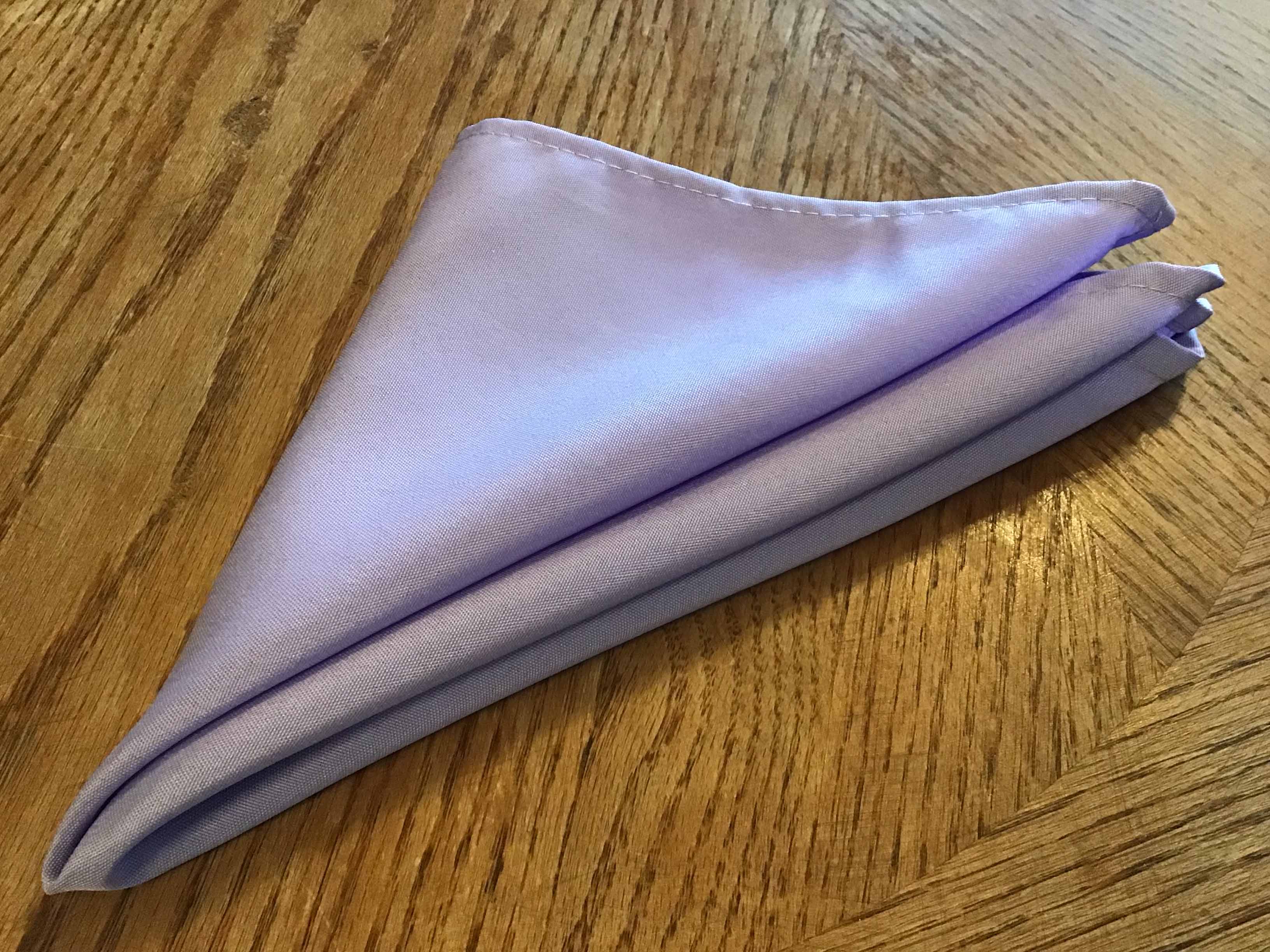 cloth dinner napkins (lavender lilac) - 17 x 17