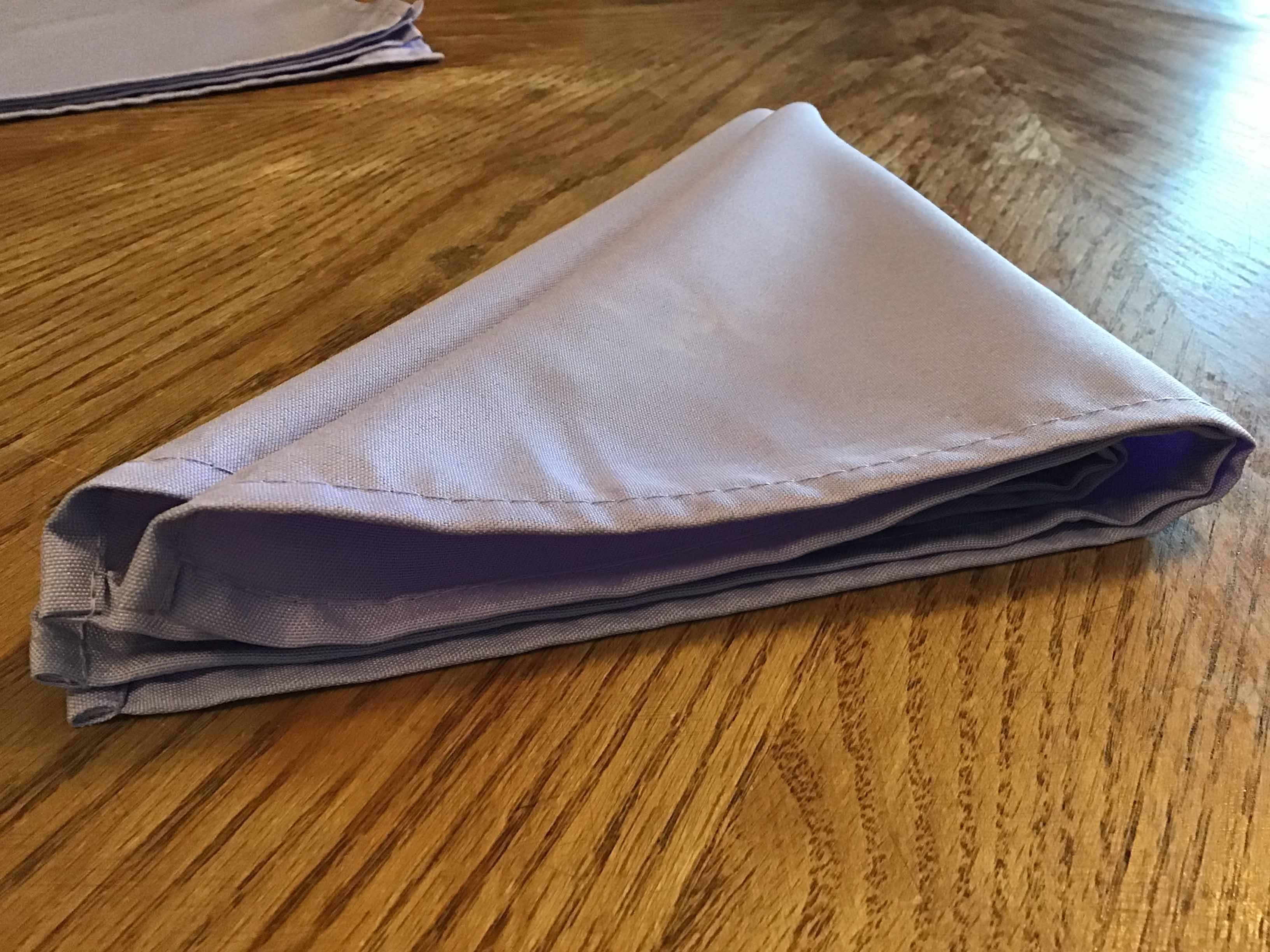 cloth dinner napkins (lavender lilac) - 17 x 17