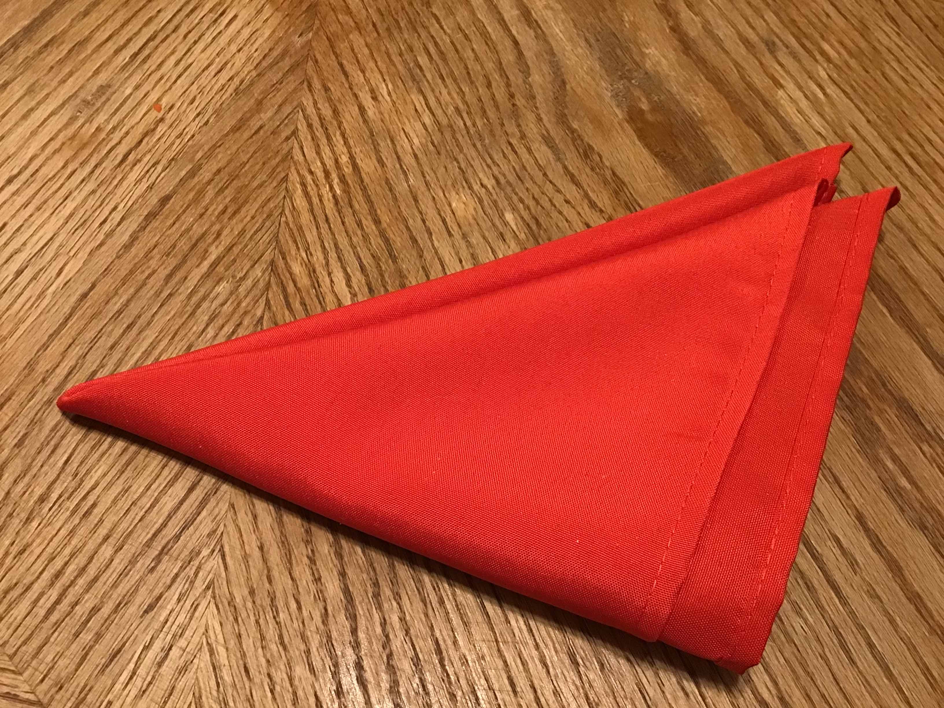 cloth dinner napkins (red) - 17 x 17