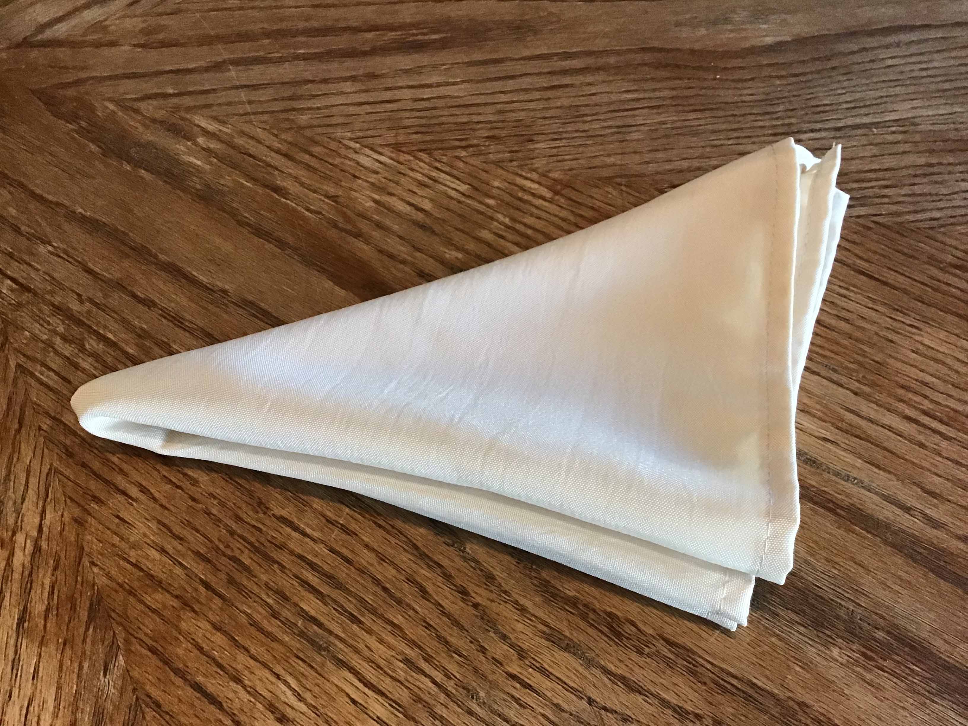 cloth dinner napkins (beige) - 17 x 17