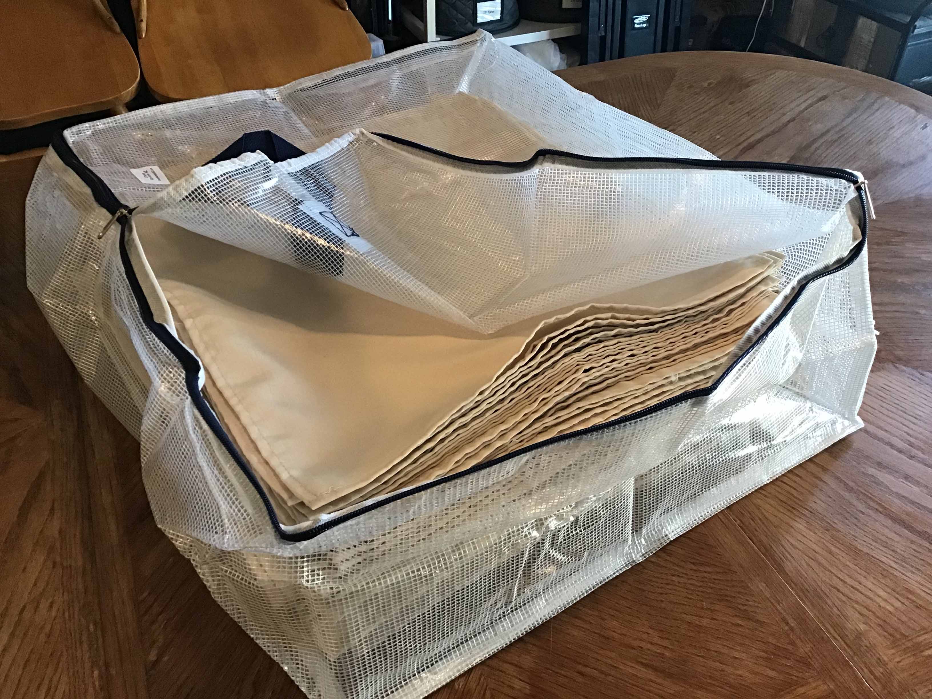 cloth dinner napkins (beige) - 17 x 17