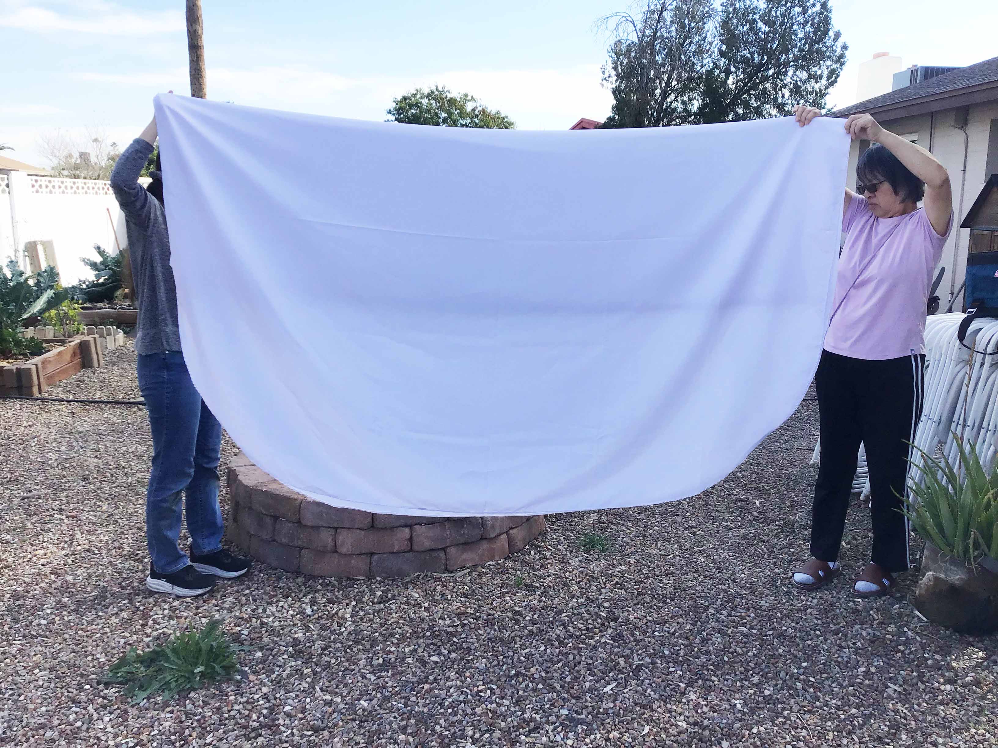 rectangle tablecloths (white) - 90 x 156 (rounded corner)