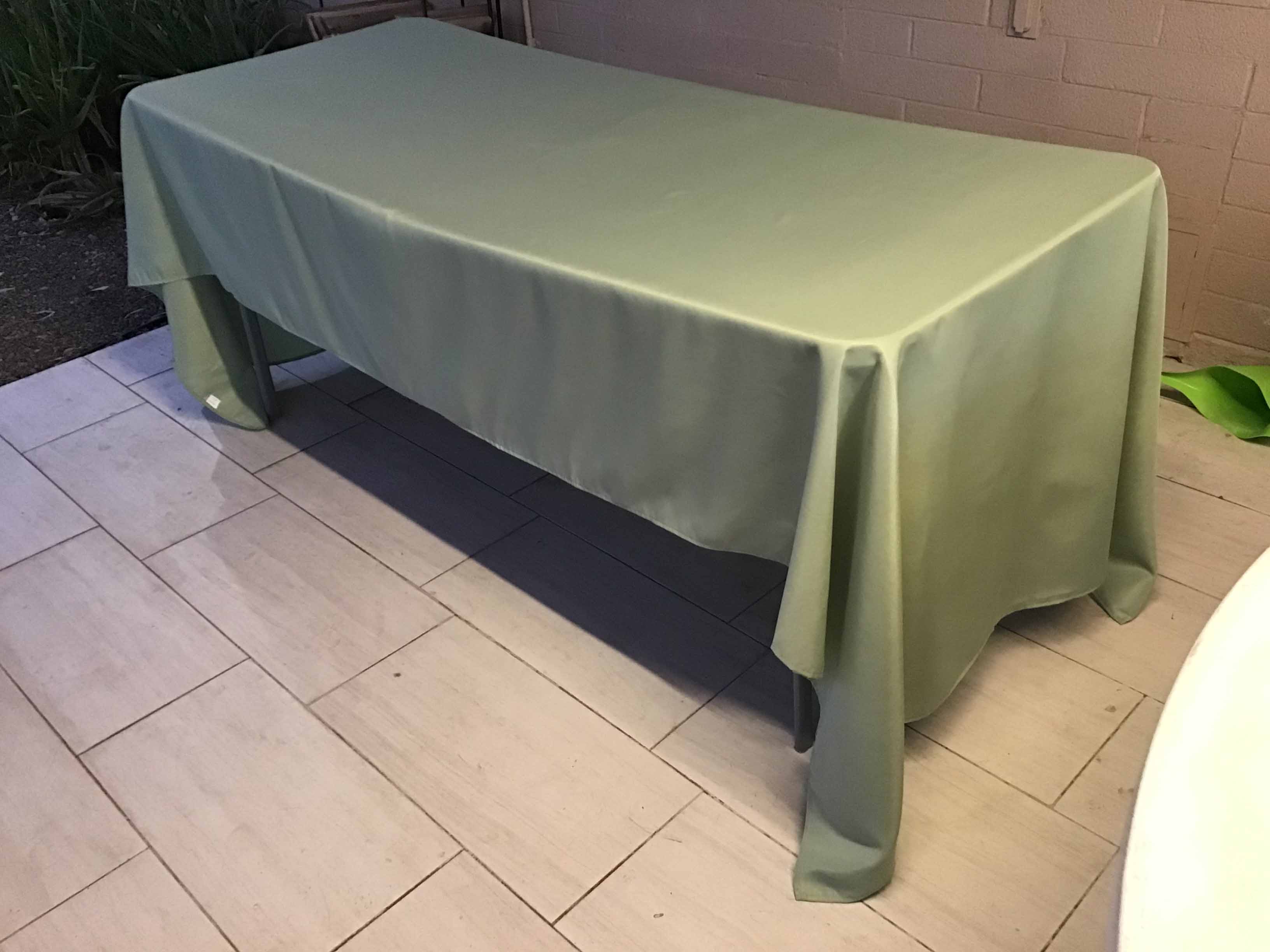 rectangle tablecloths (sage green) - 60 x 126