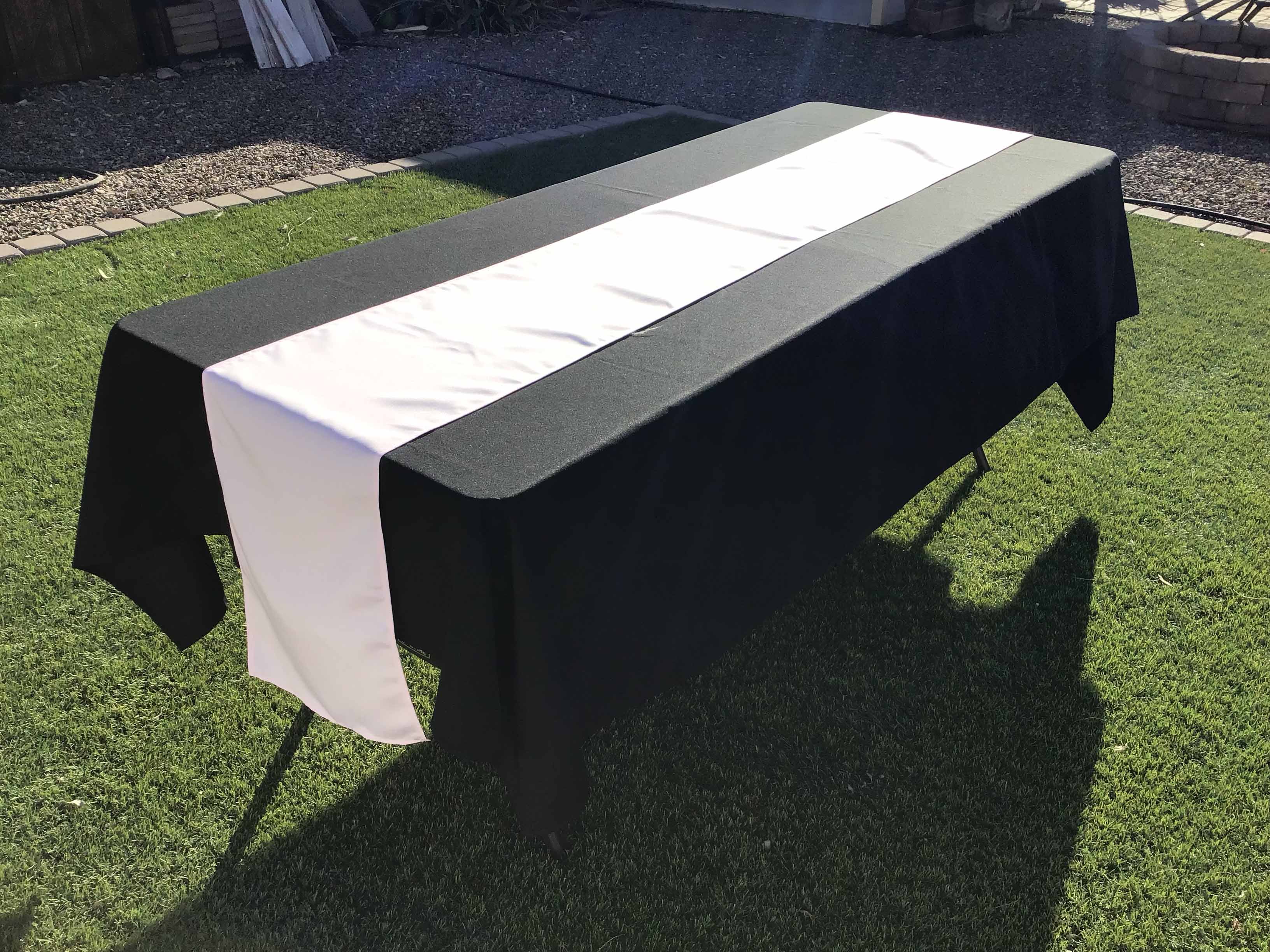 table runners (pastel pink) - 12 x 108