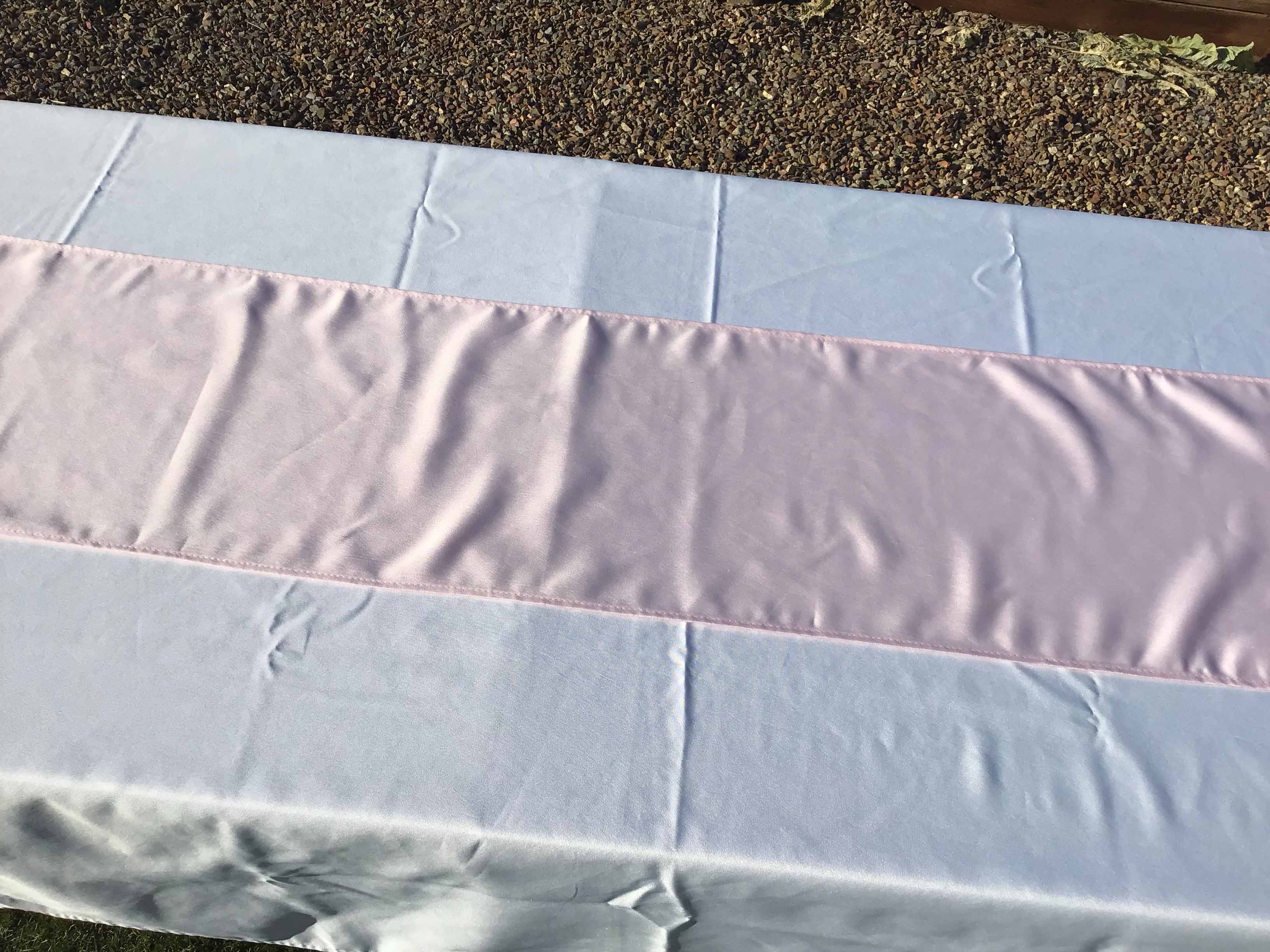 table runners (pastel pink) - 12 x 108