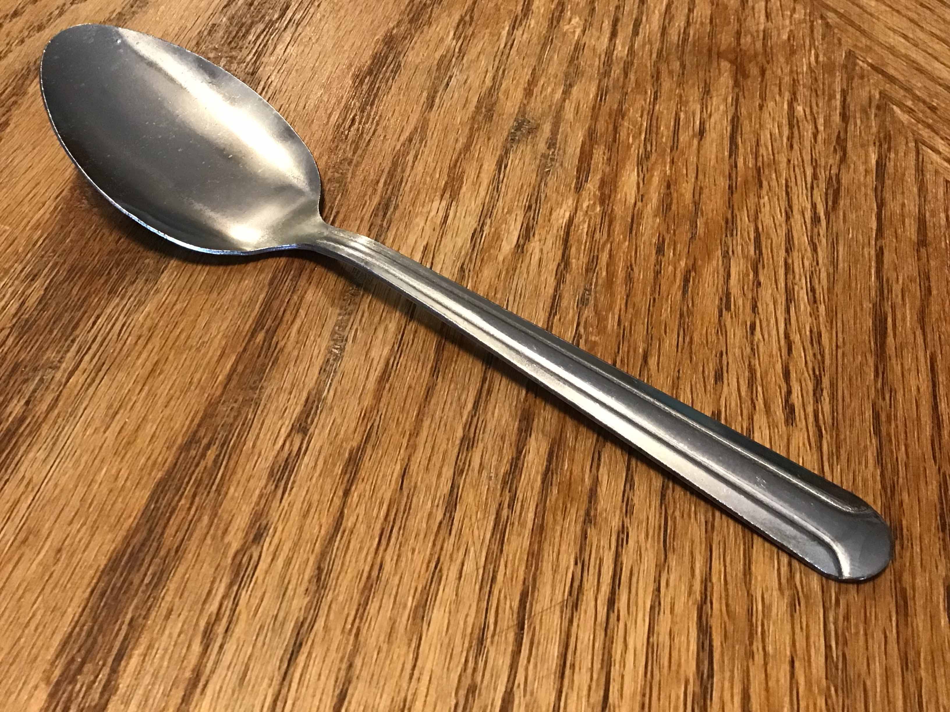 dessert spoons (stainless steel, Choice Dominion 6 7/8, 18/0)