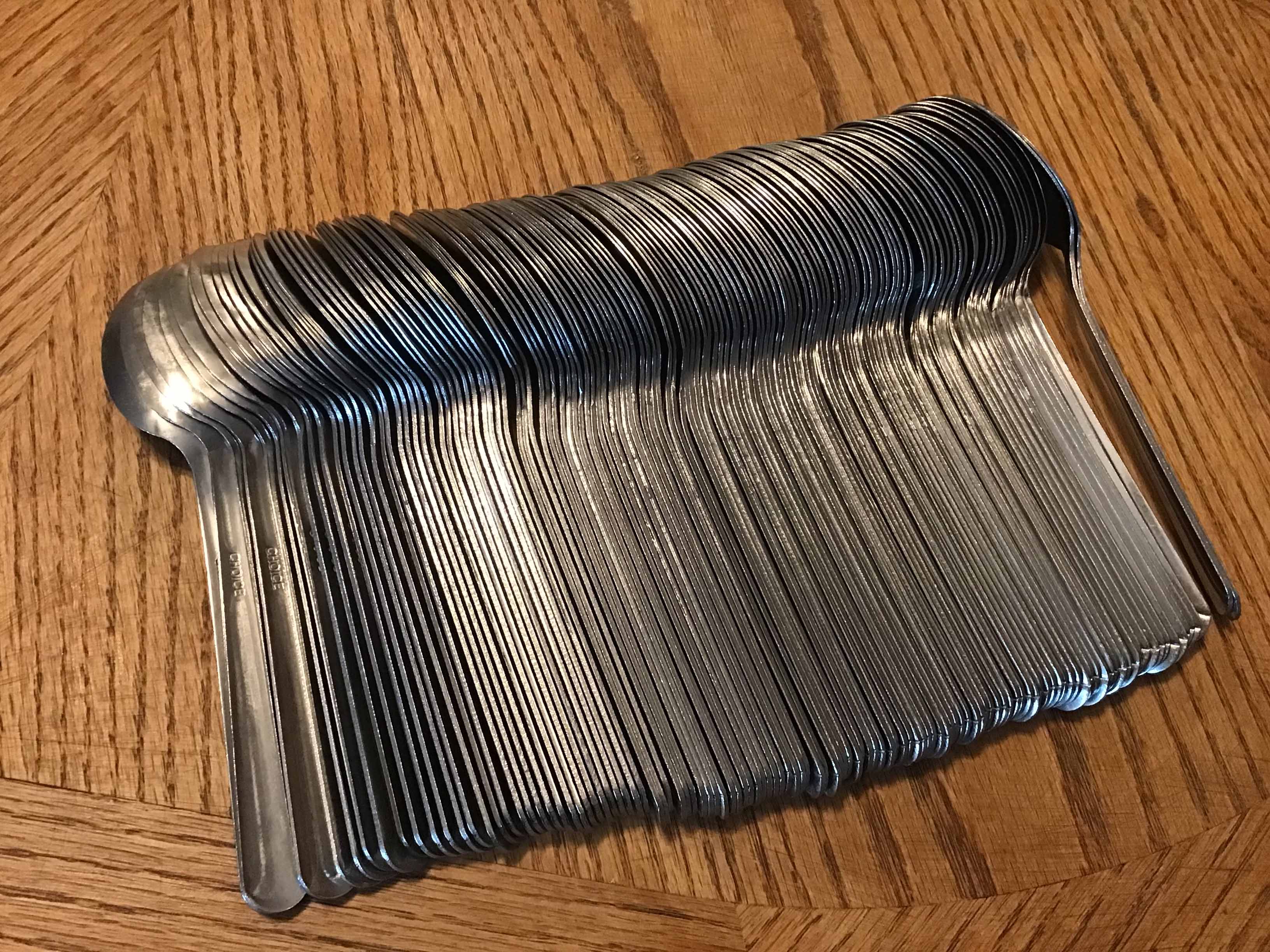 dessert spoons (stainless steel, Choice Dominion 6 7/8, 18/0)