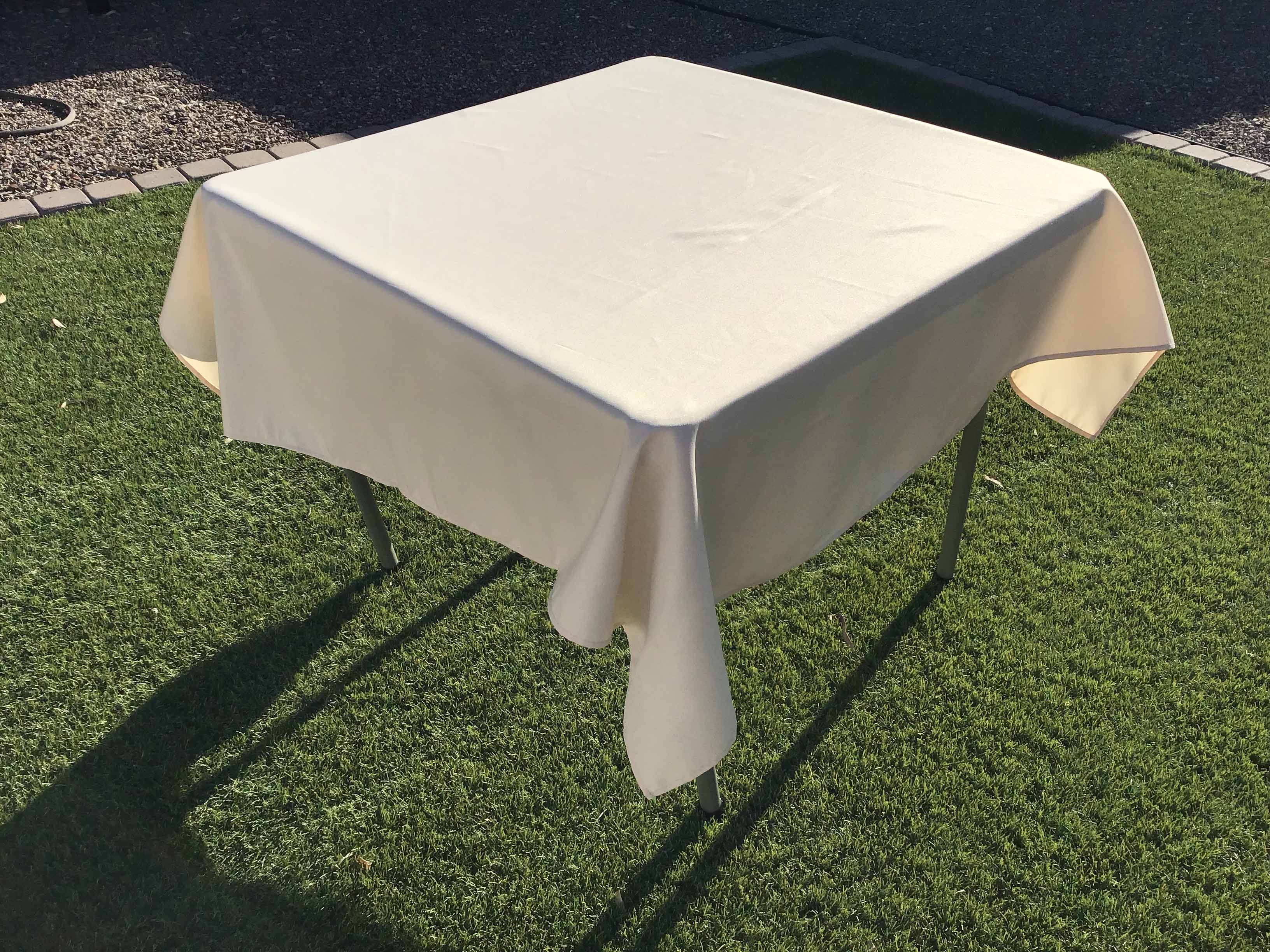square tablecloths (beige) - 54