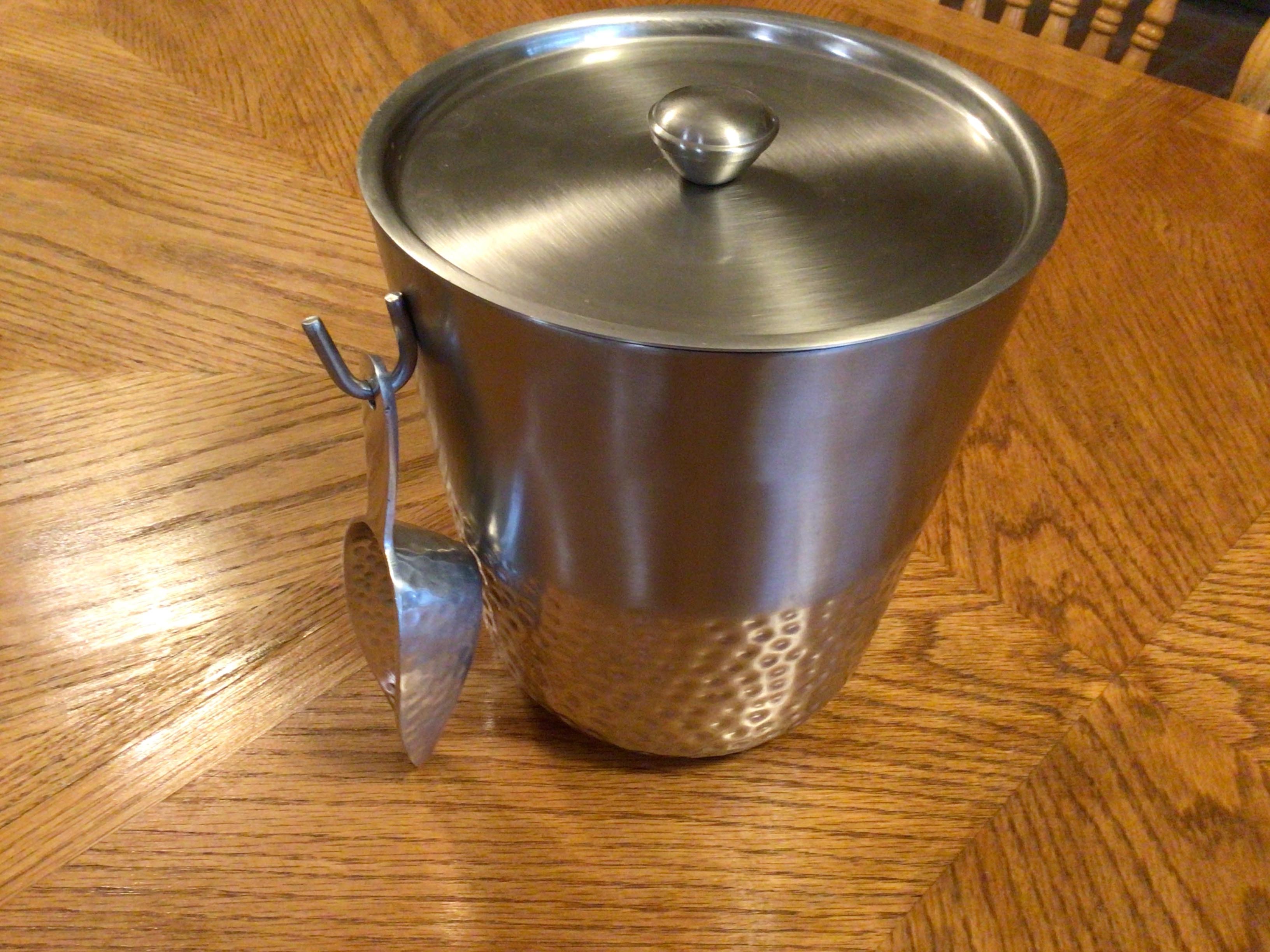 ice bucket (metal) - 3 quart