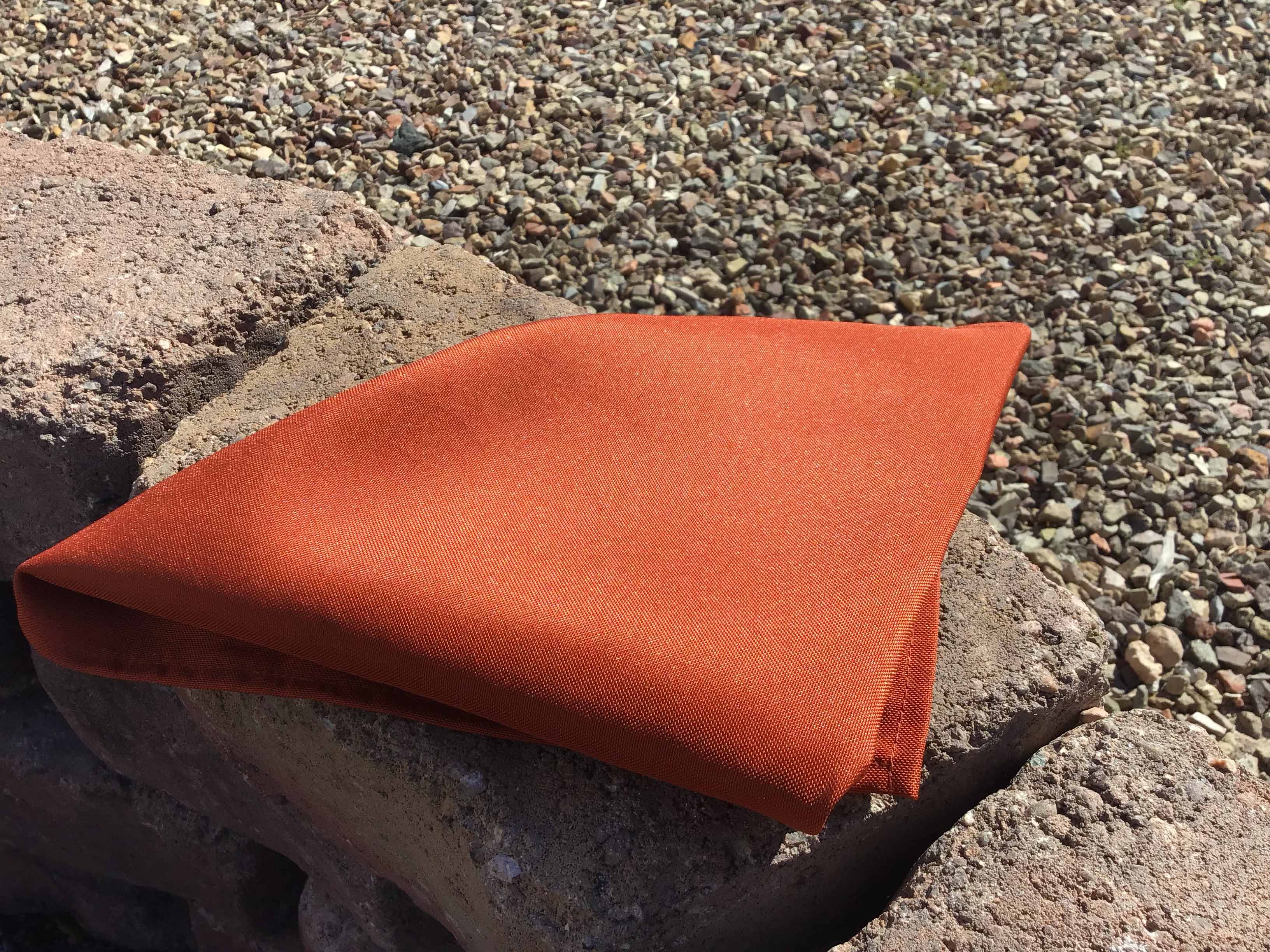 cloth dinner napkins (rust) - 20 x 20