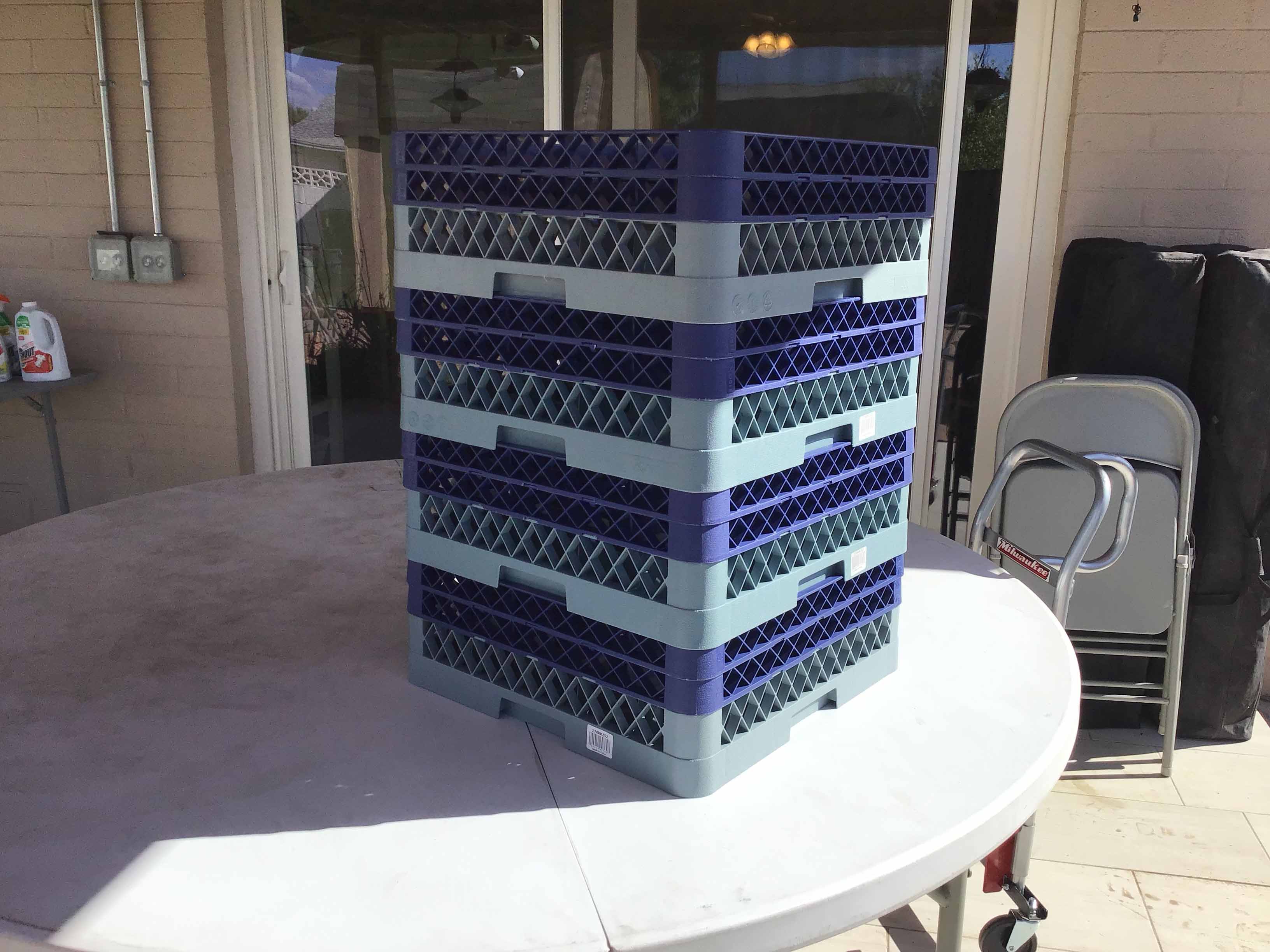 glass racks (25-compartment)