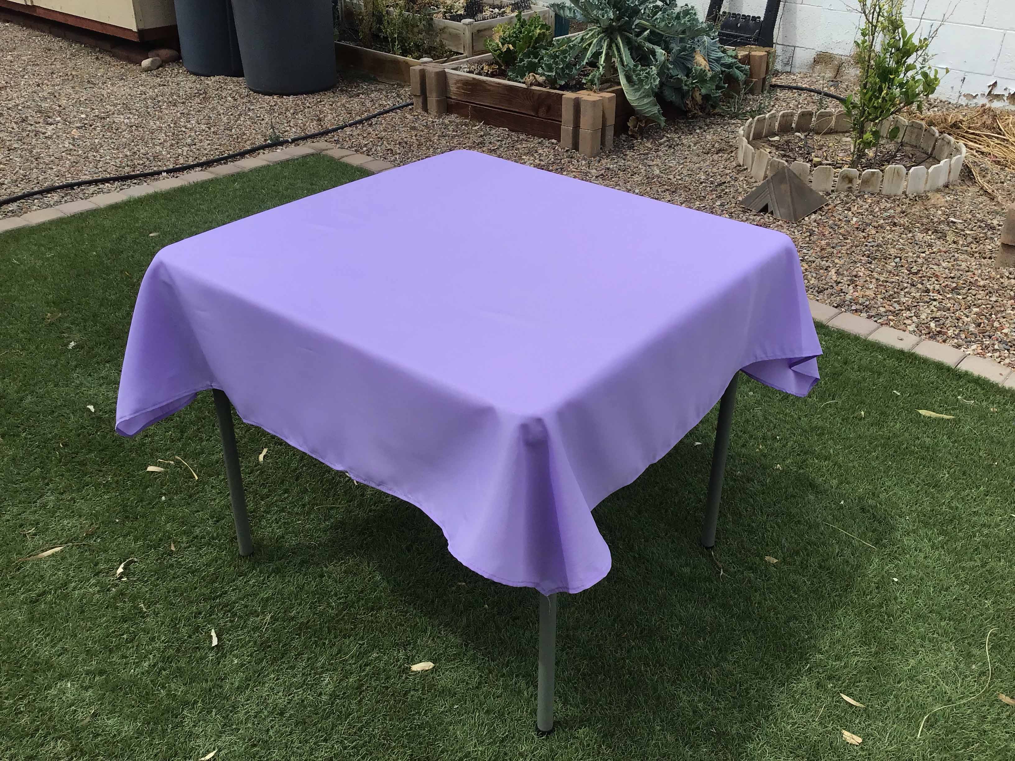 square tablecloths (lavender lilac) - 54