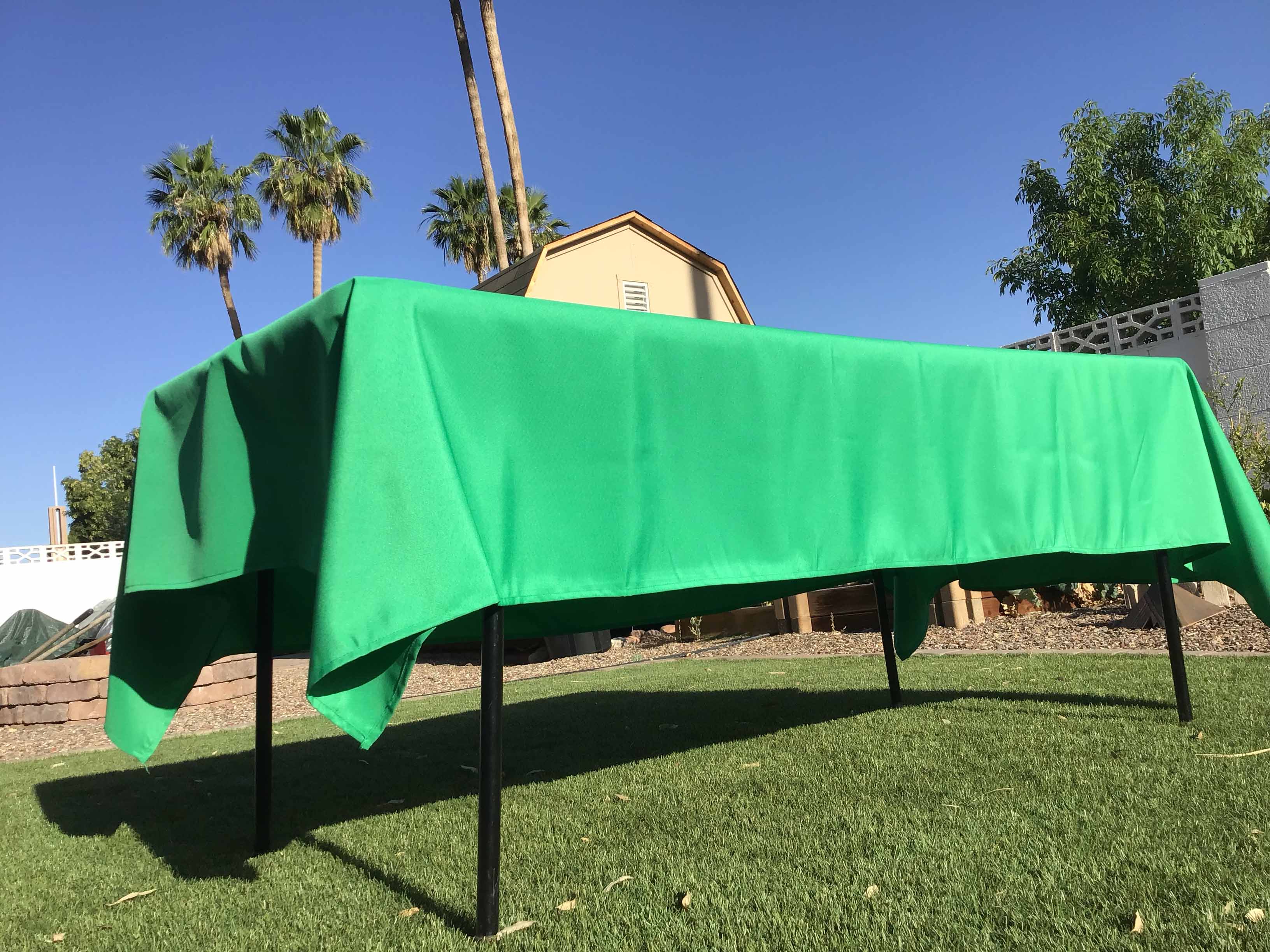rectangle tablecloths (emerald green) - 60 x 102