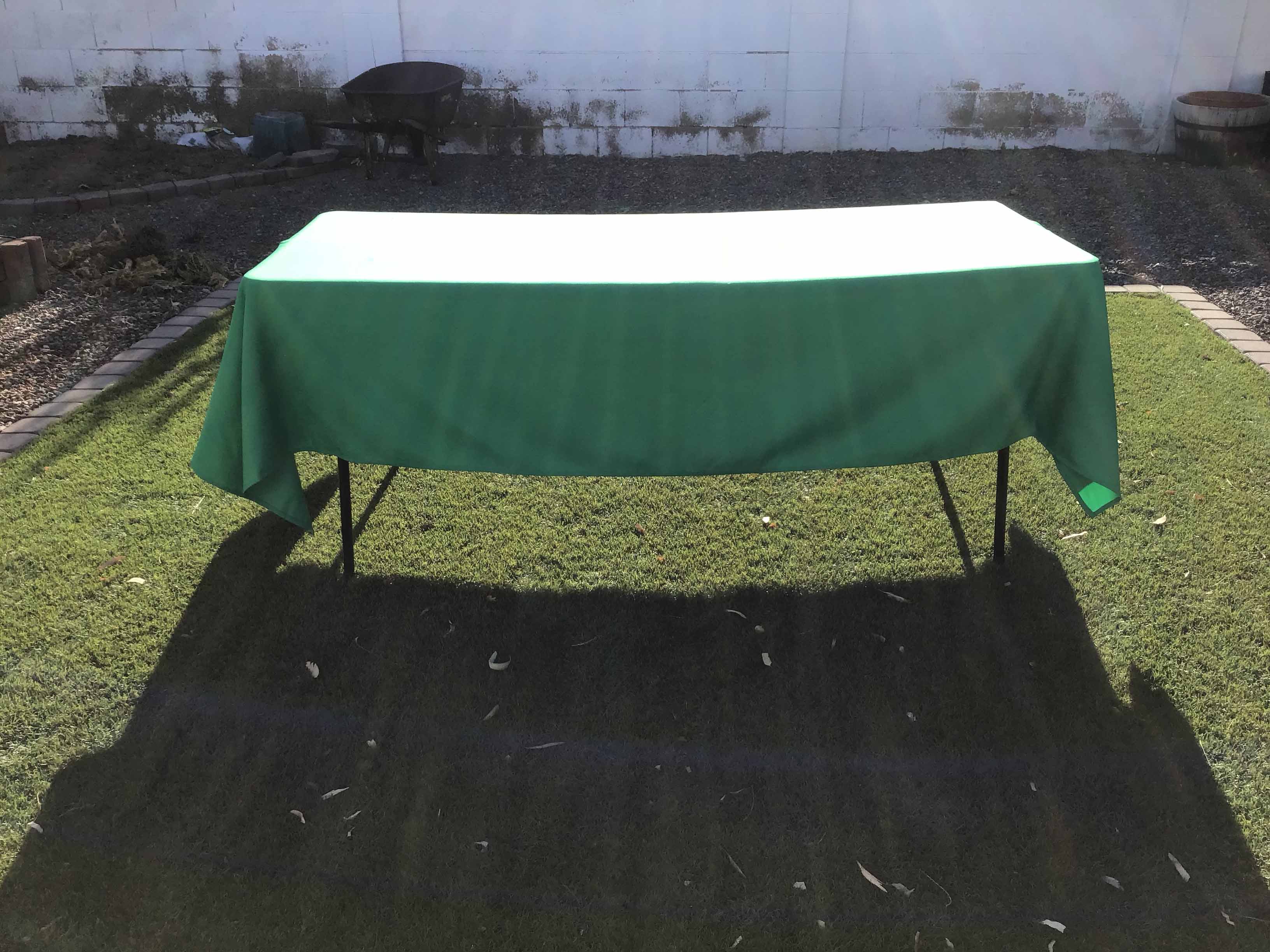rectangle tablecloths (emerald green) - 60 x 102