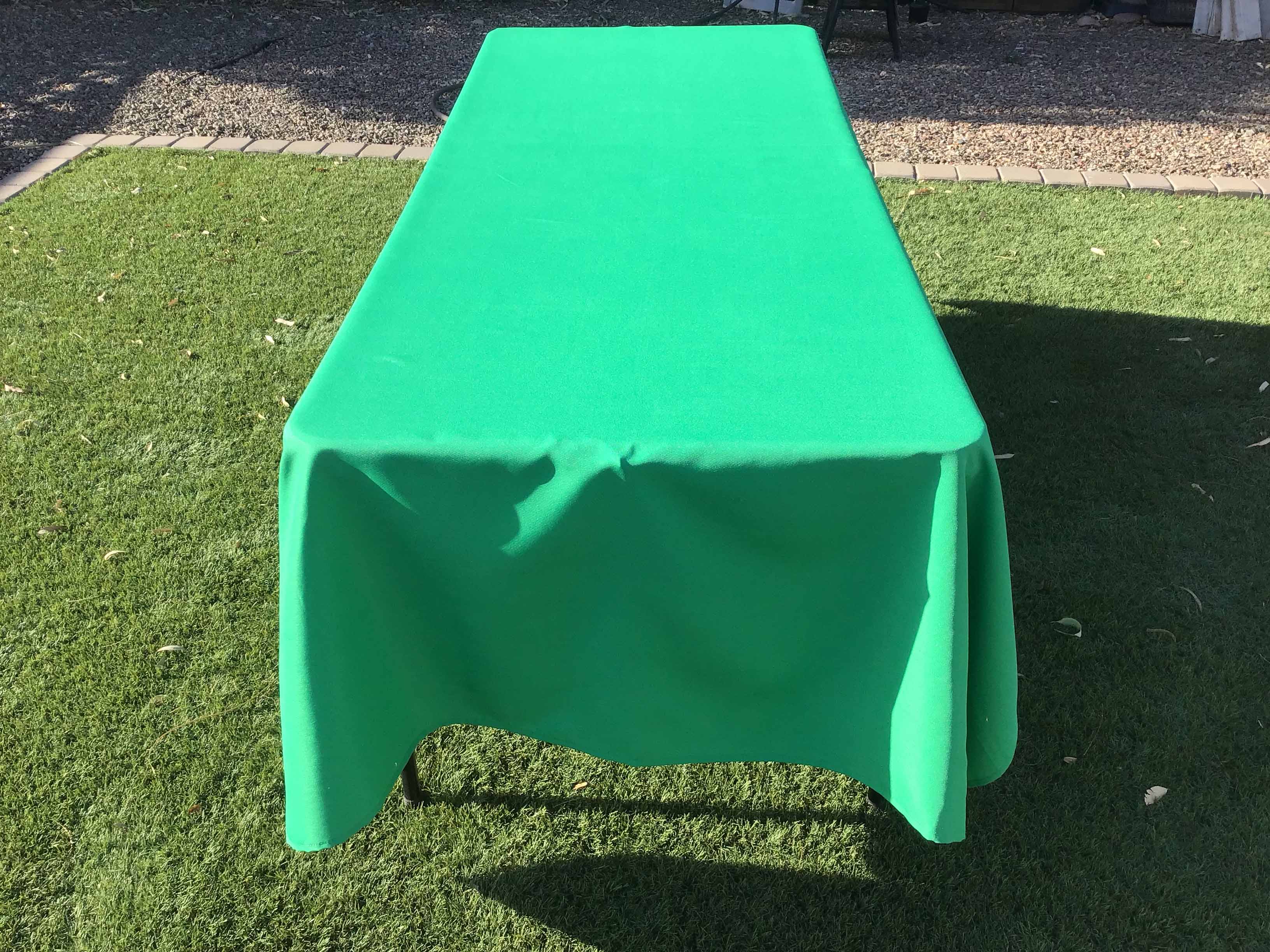 rectangle tablecloths (emerald green) - 60 x 102