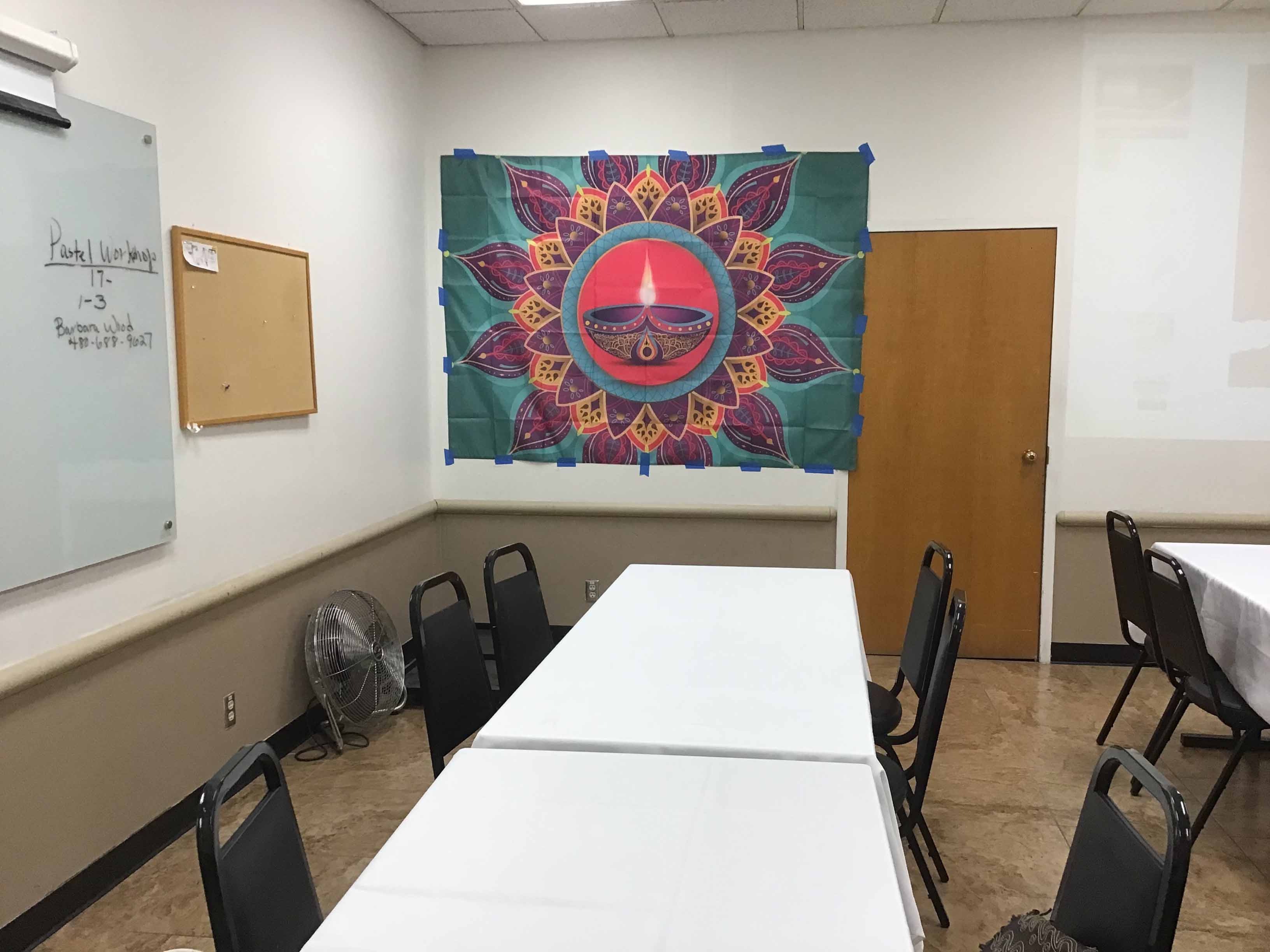 rectangle tablecloths / backdrop (Diwali Festival of Lights) - 60 x 84