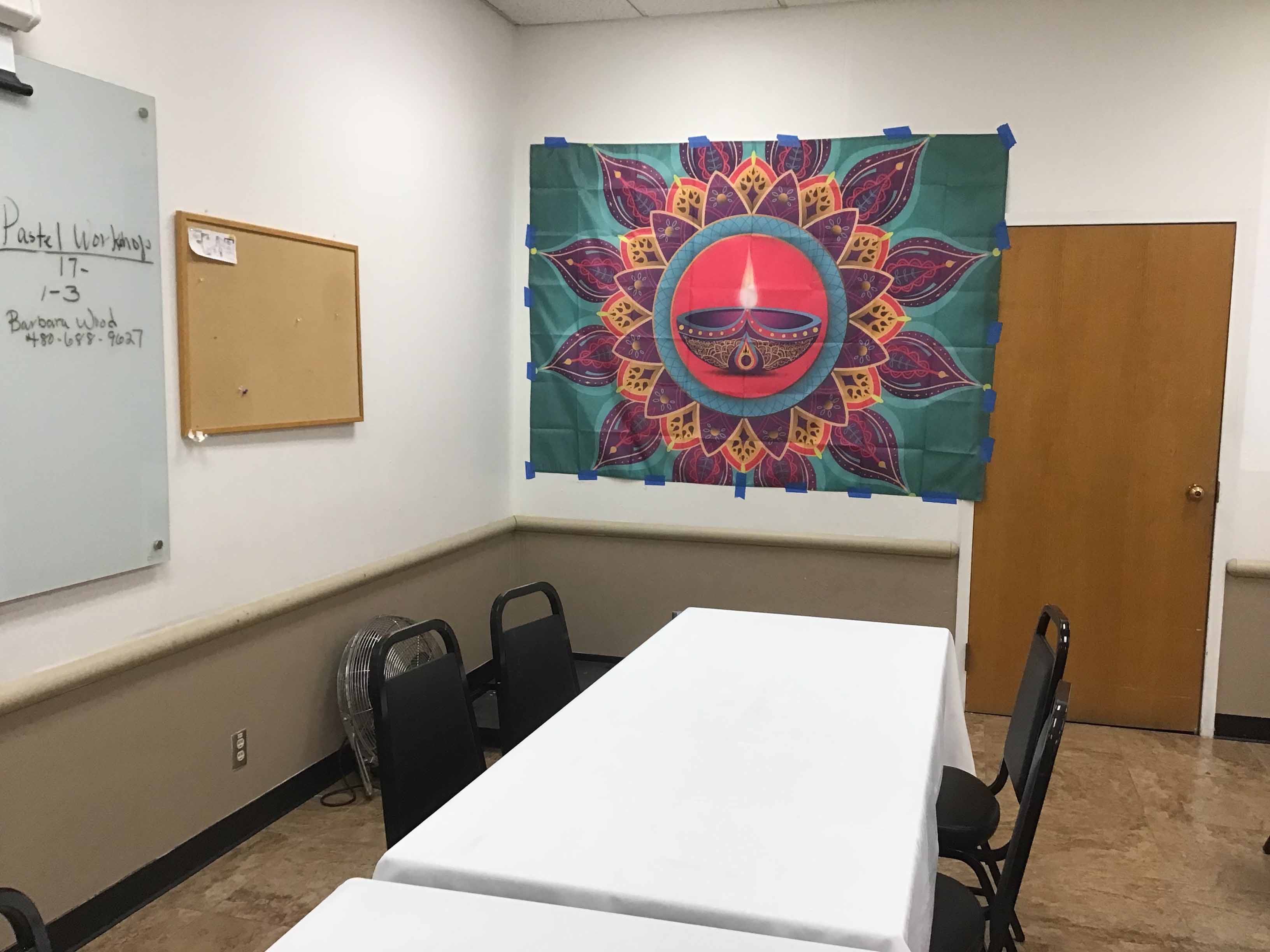 rectangle tablecloths / backdrop (Diwali Festival of Lights) - 60 x 84