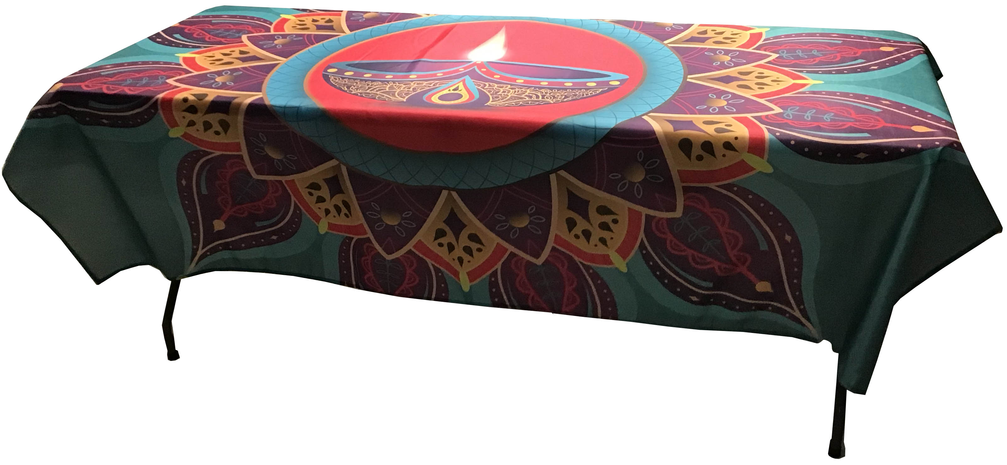 rectangle tablecloths / backdrop (Diwali Festival of Lights) - 60 x 84