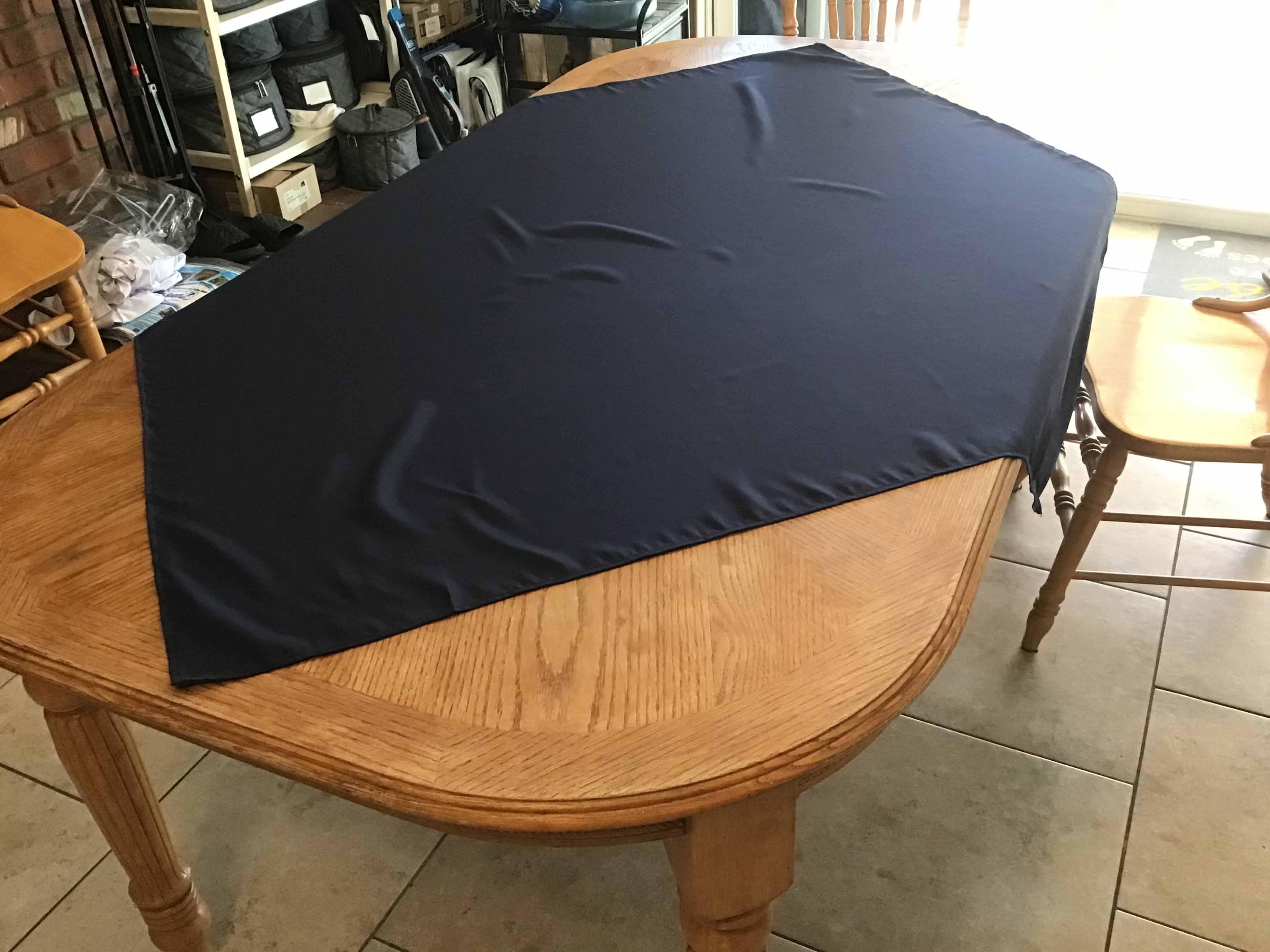 square tablecloths (navy blue) - 54