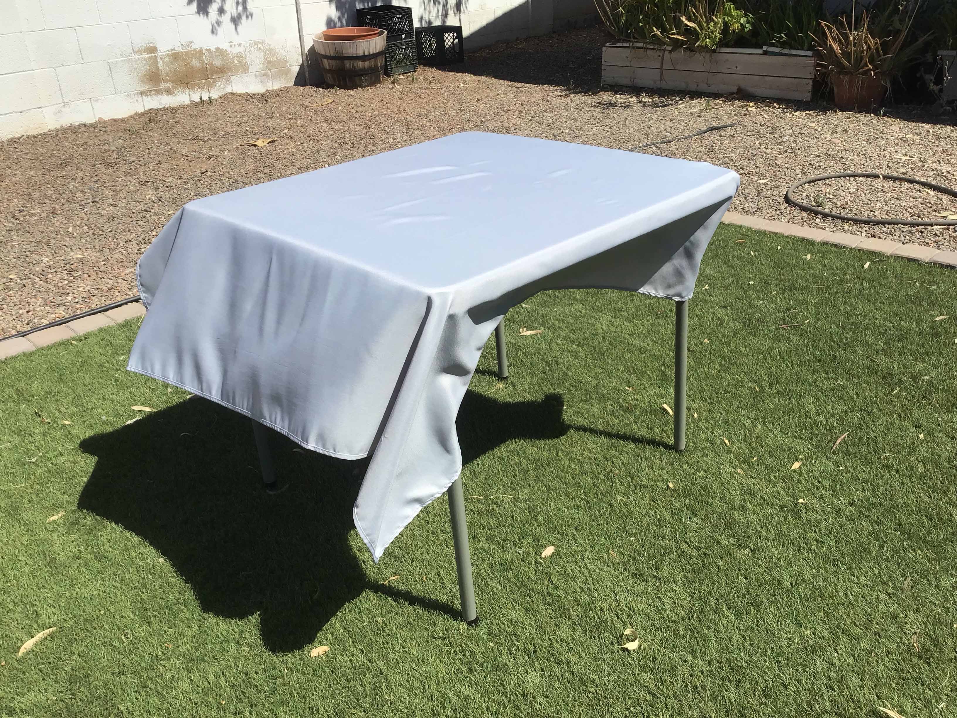 square tablecloths (silver) - 54