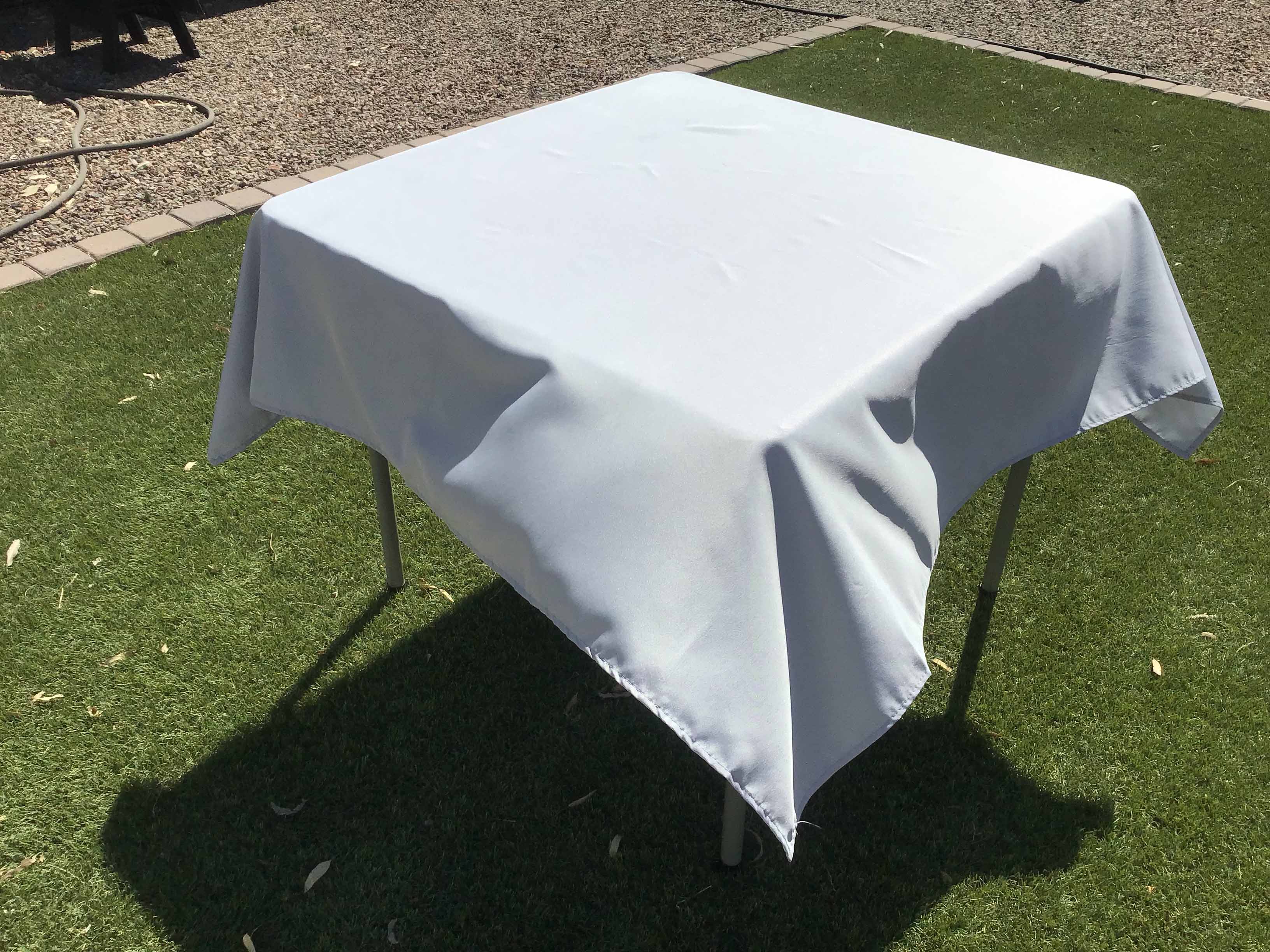 square tablecloths (silver) - 54
