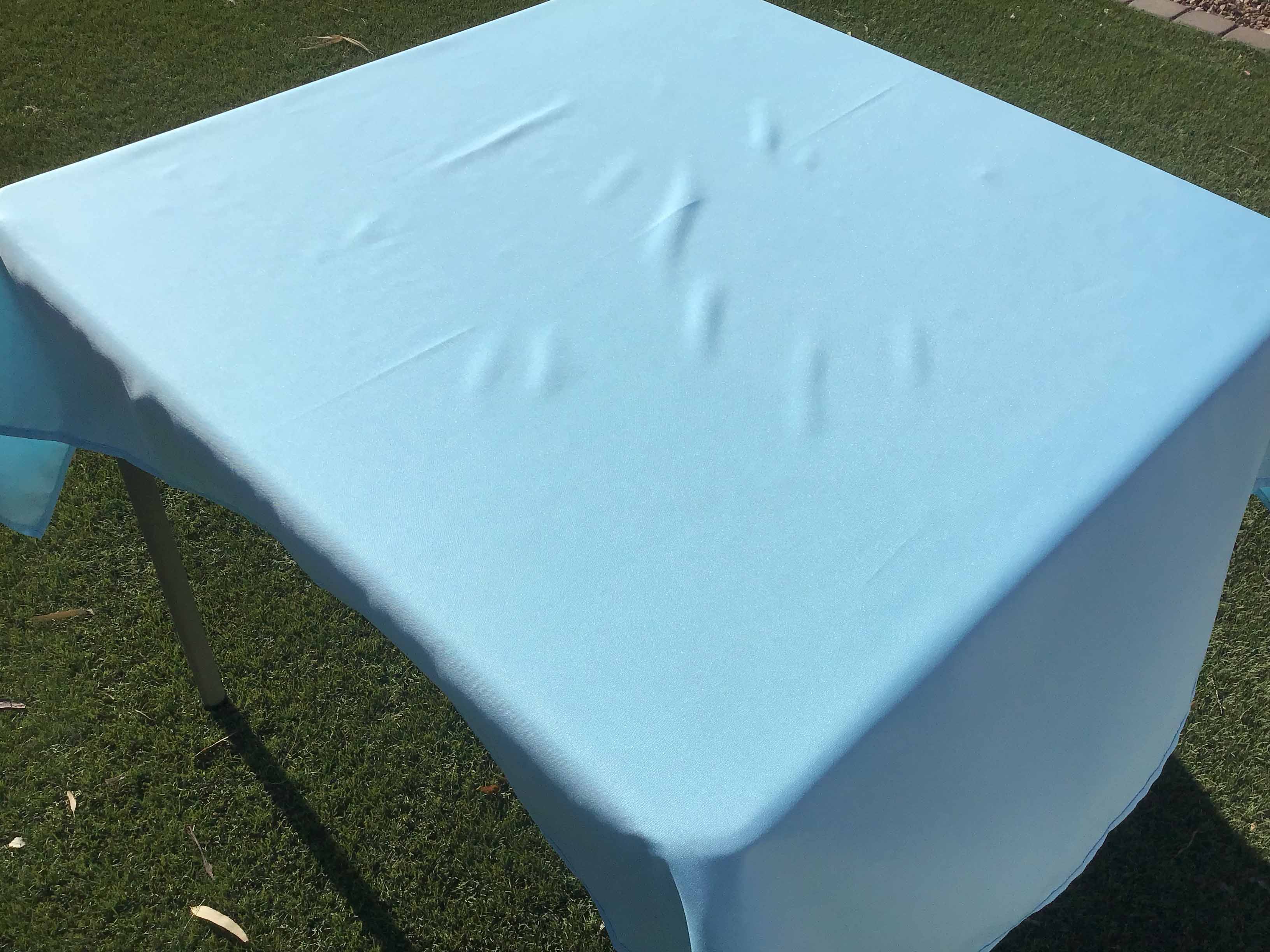 square tablecloths (light blue) - 54