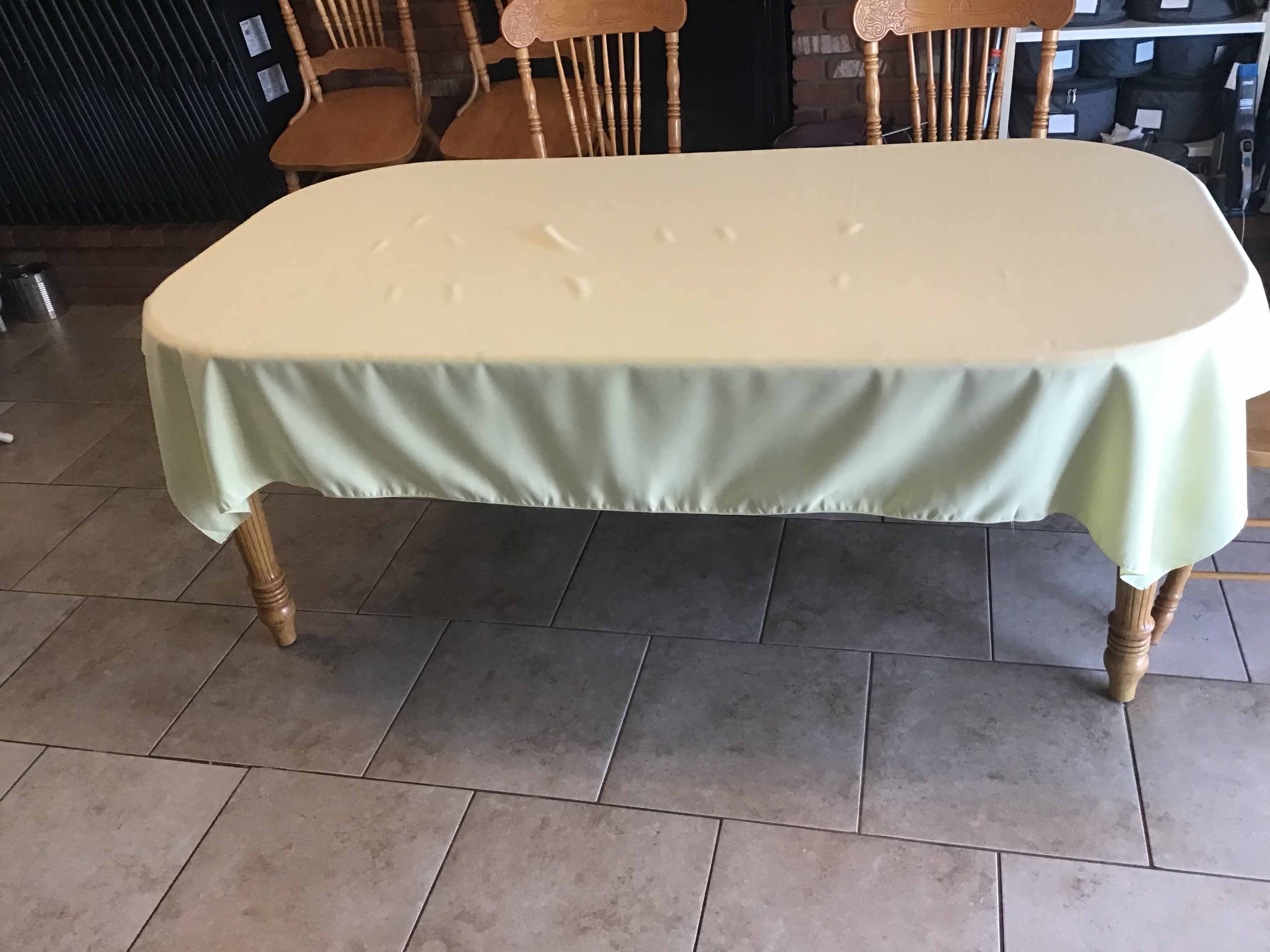 rectangle tablecloths (butter) - 60 x 90