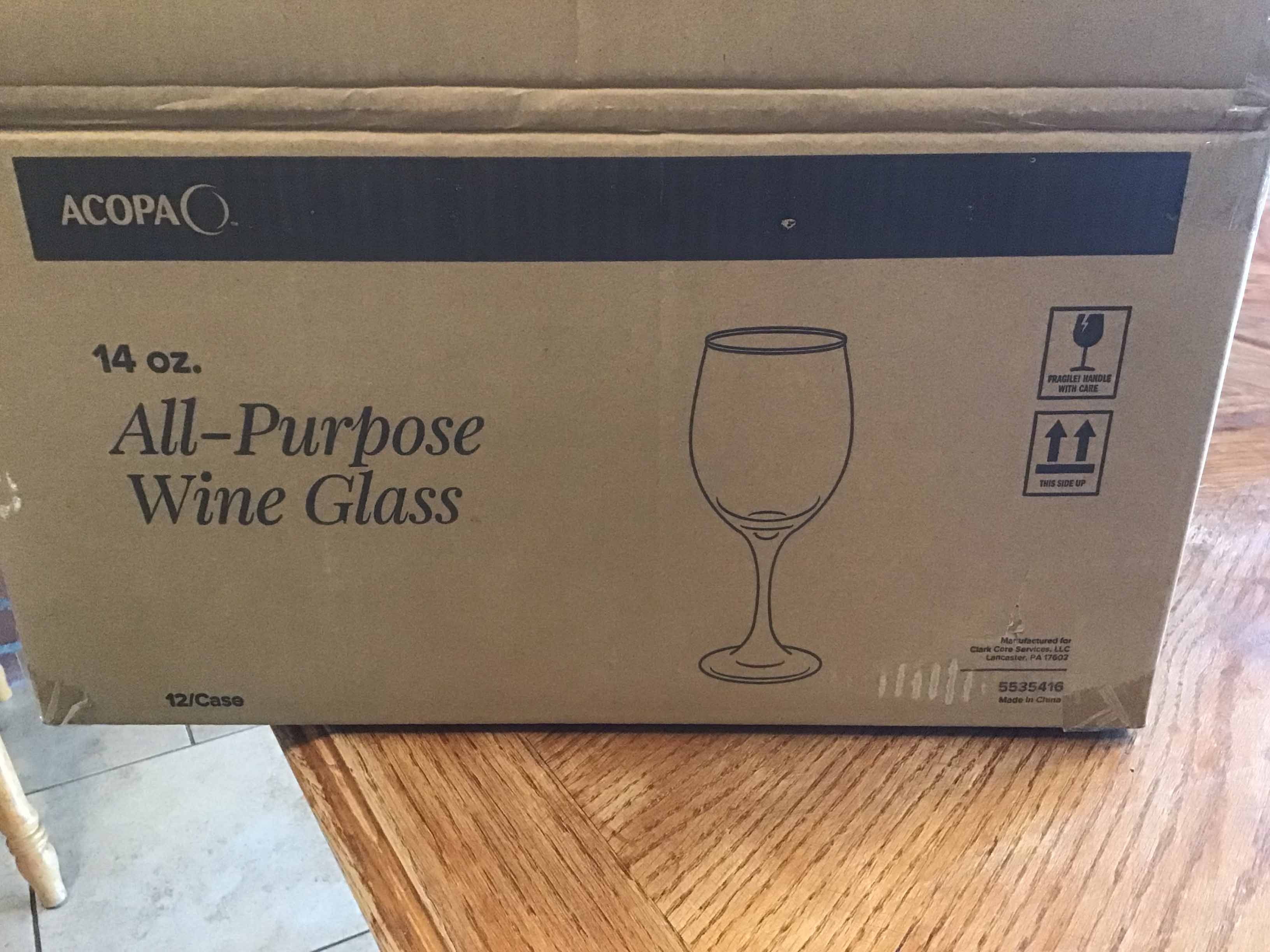wine glasses (Acopa) - 14 oz.