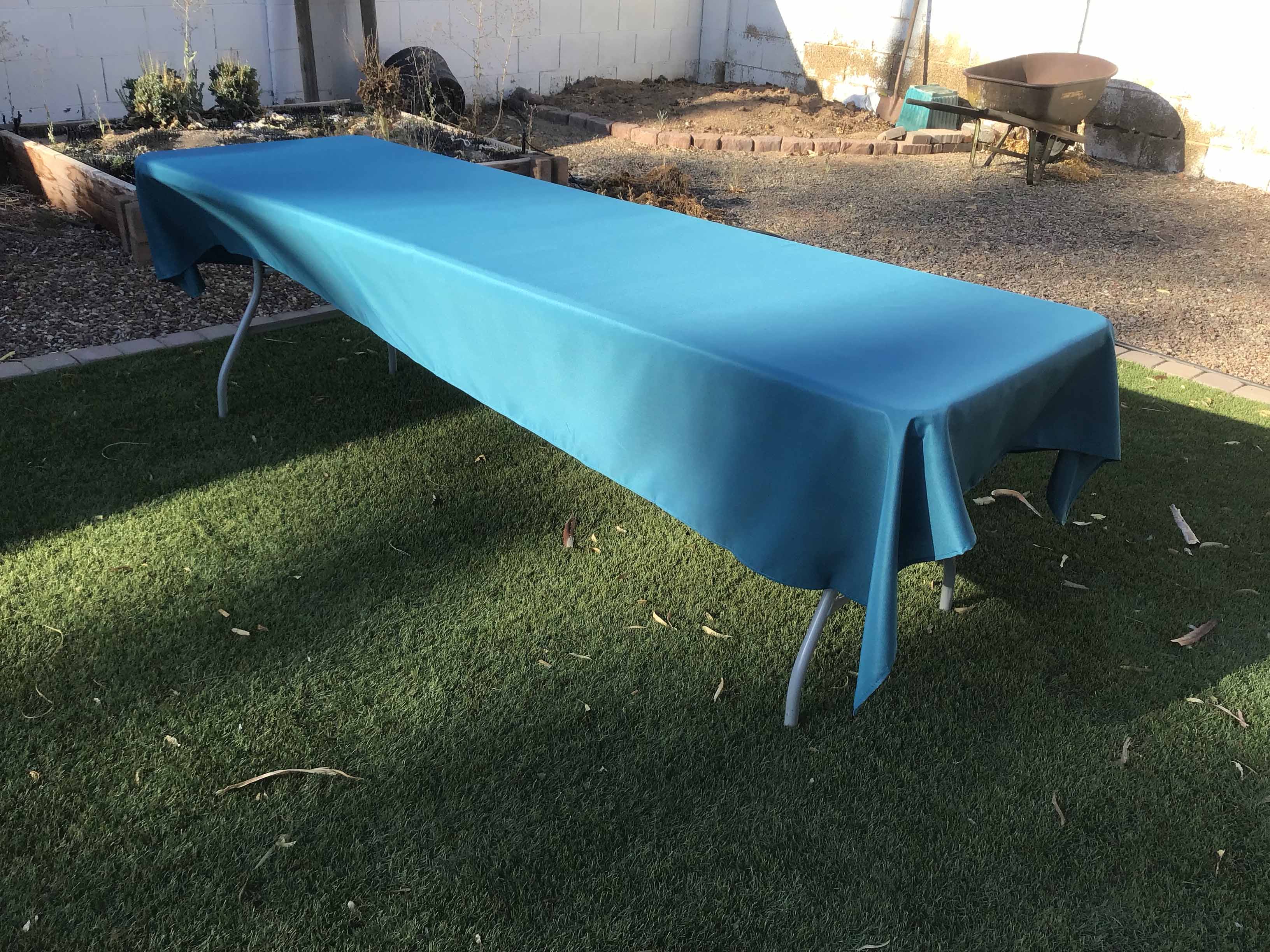 rectangle tablecloths (peacock blue) - 60 x 120