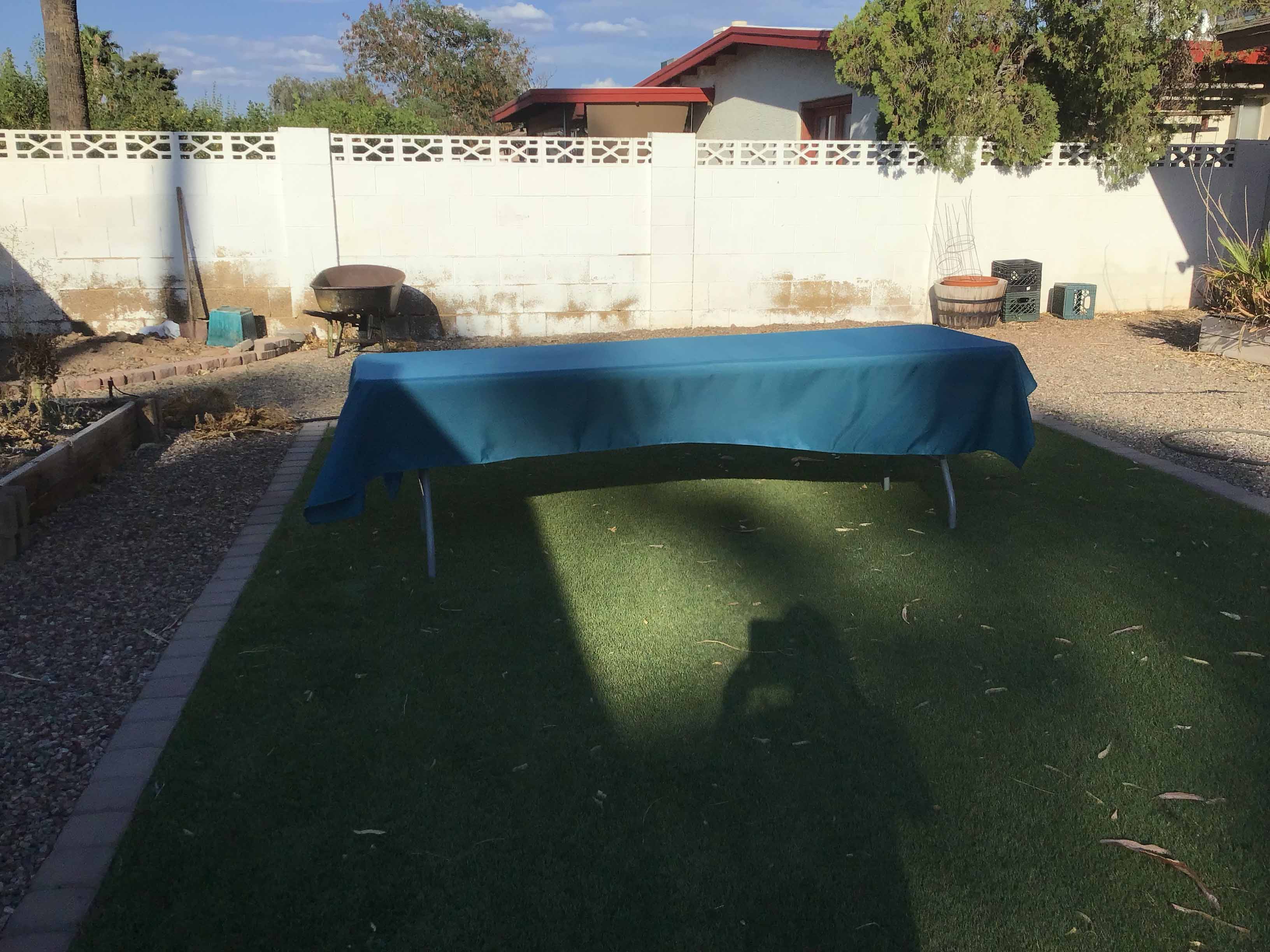 rectangle tablecloths (peacock blue) - 60 x 120
