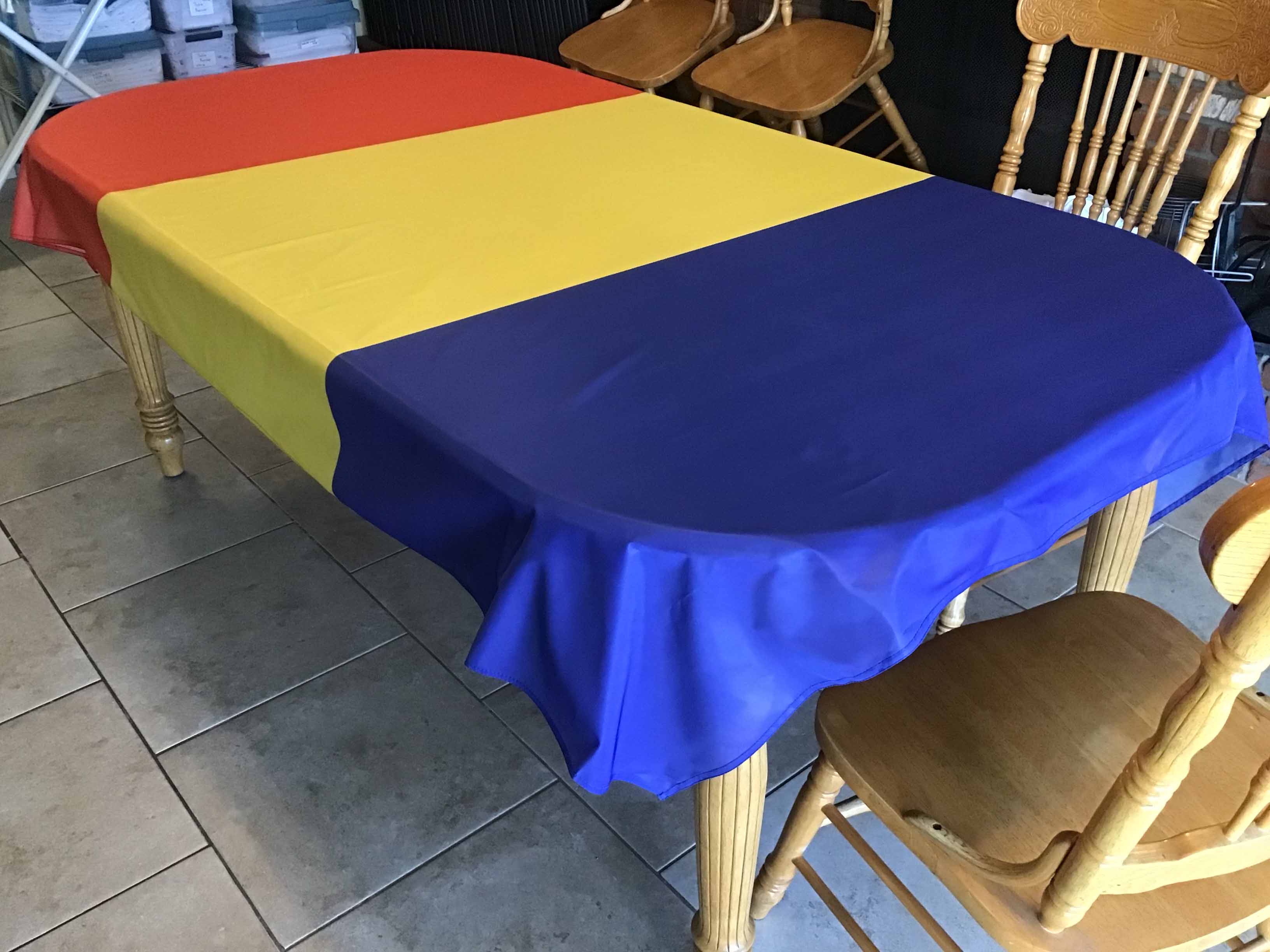 rectangle tablecloths (flag of Romania) - 59 x 83